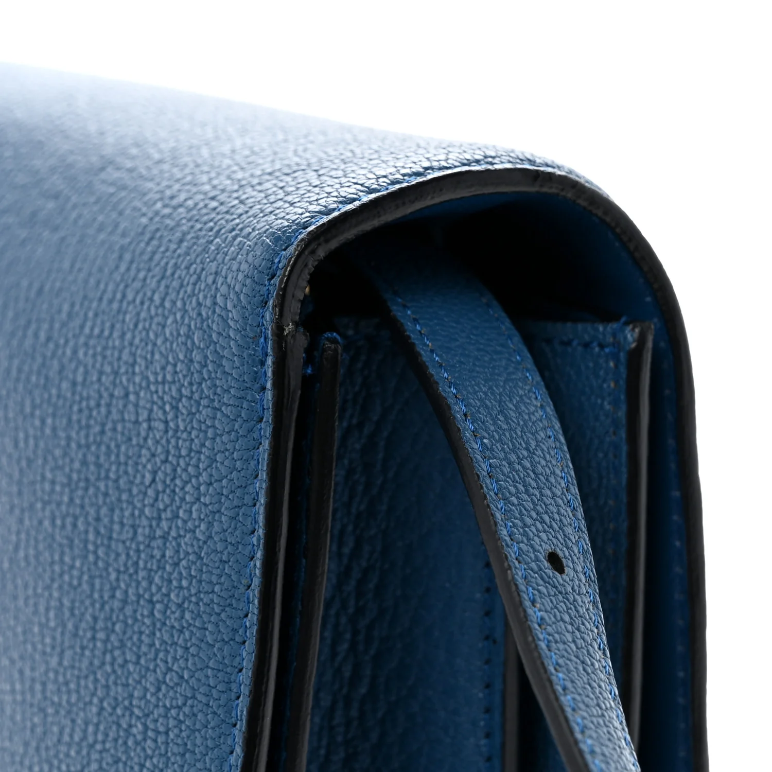 Goatskin Medium Classic Box Flap Bag Deepsea - Top Club