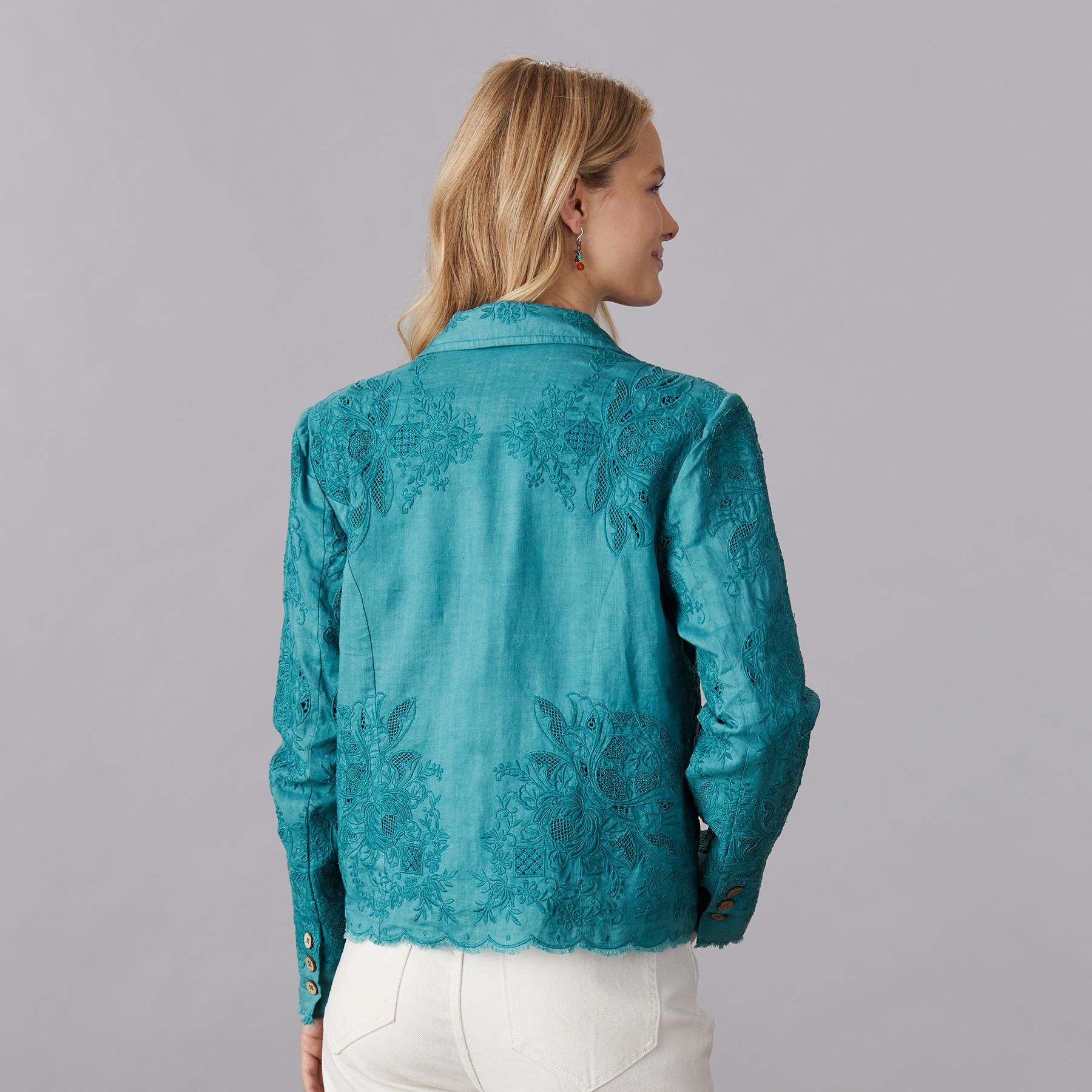Rosette Lace Jacket - Sundance Living