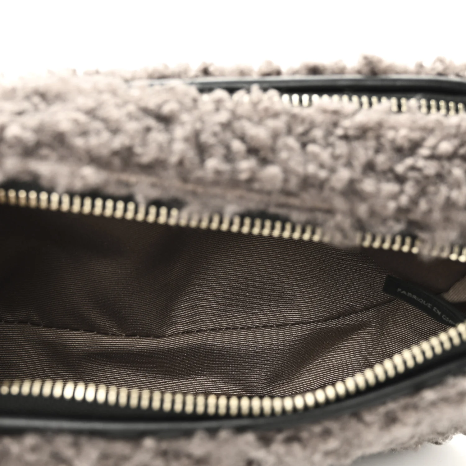 Shearling Snapshot The Teddy Camera Bag Grey - Top Club