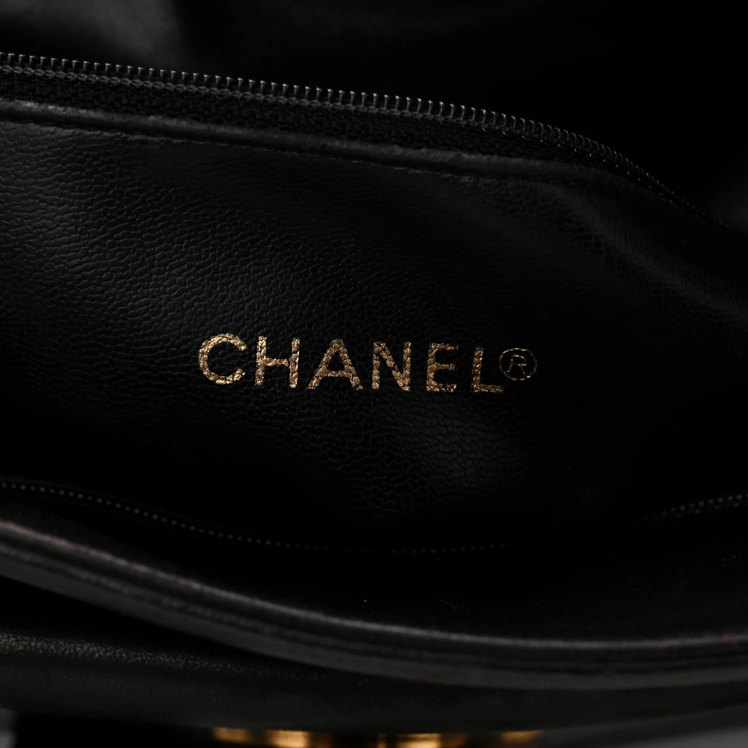 Lambskin CC Flap Shopping Tote Black - Top Club