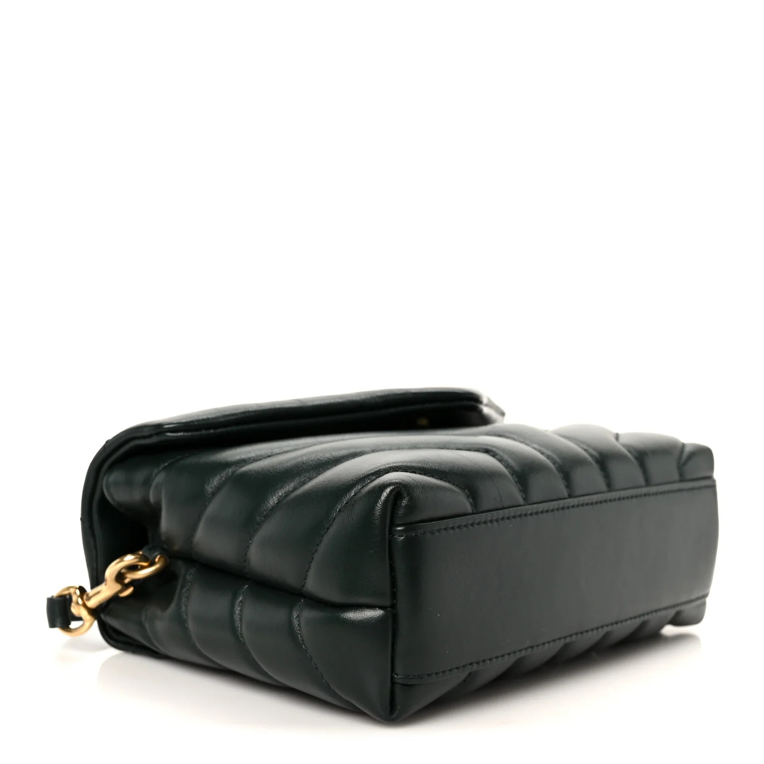 Calfskin Y Quilted Monogram Toy Loulou Crossbody Bag Deep Green - Top Club