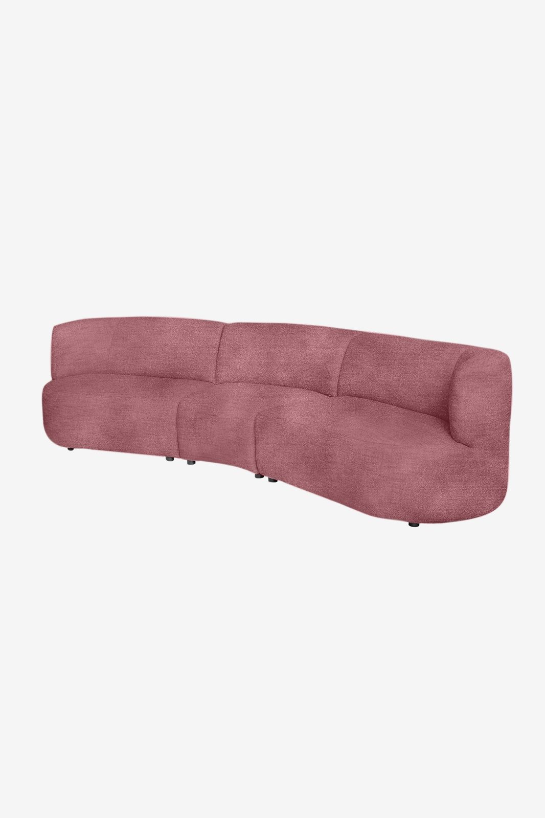 Empress velvet 3.5-zits bank Juke pink