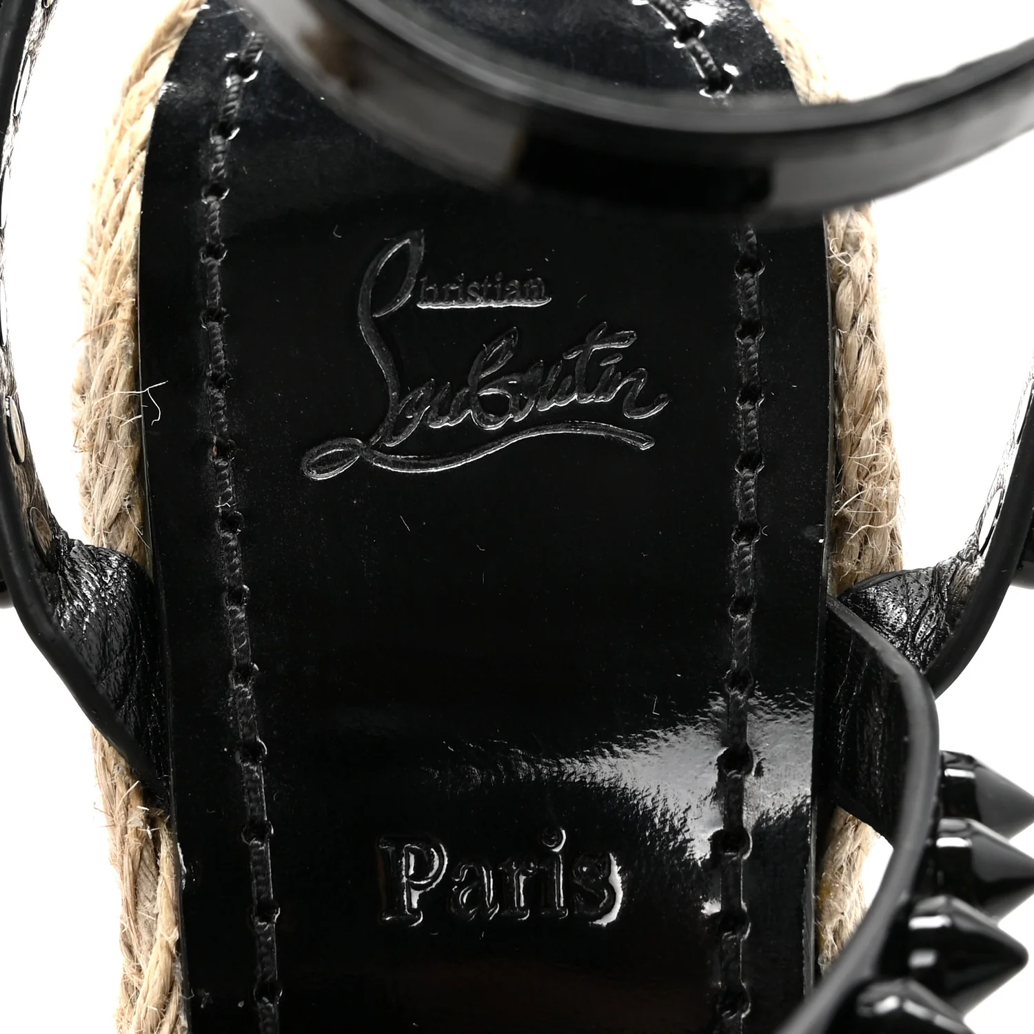 Patent Mafaldina 120 Wedge Sandals 37 Black - Top Club