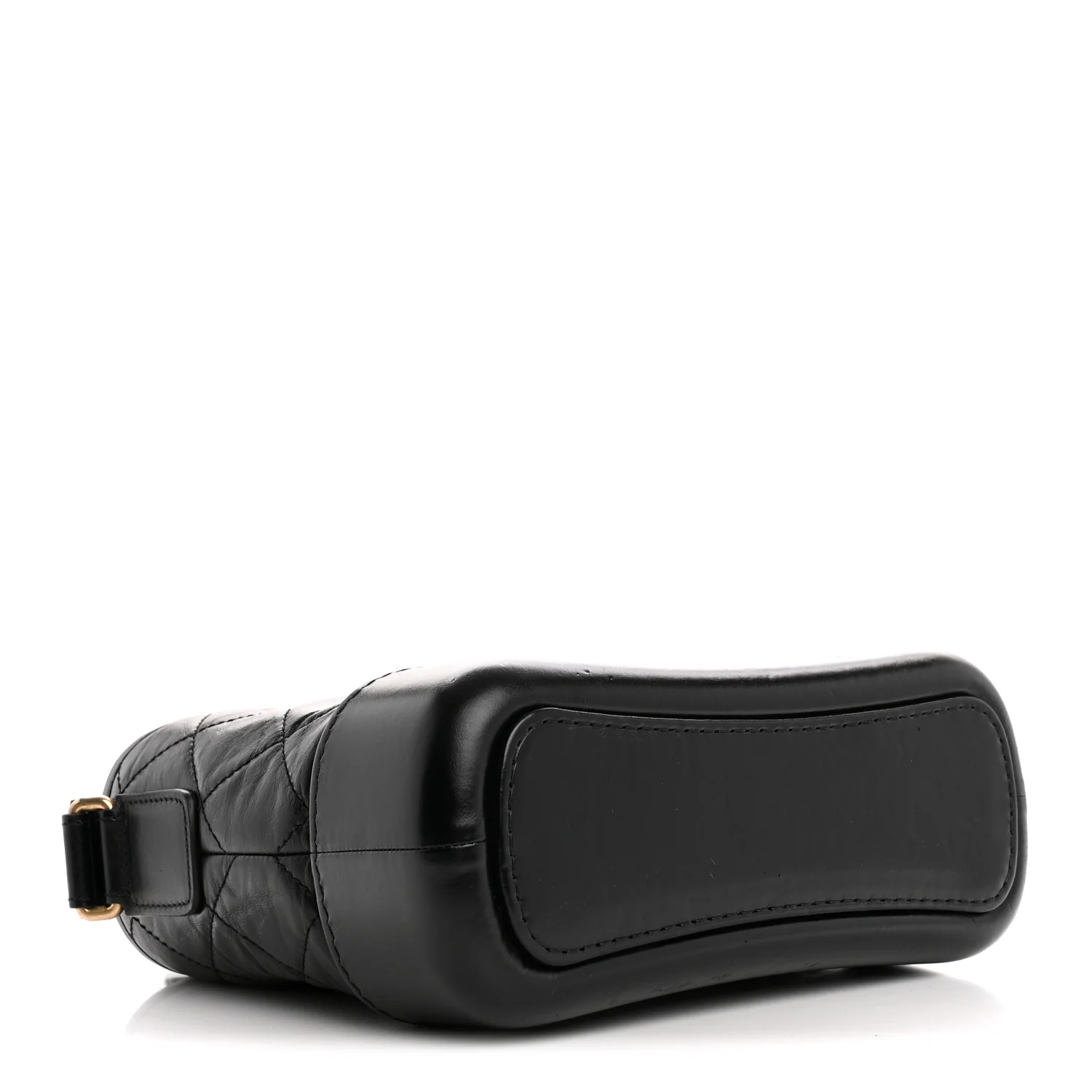 Aged Calfskin Quilted Small Gabrielle Hobo Black - Top Club