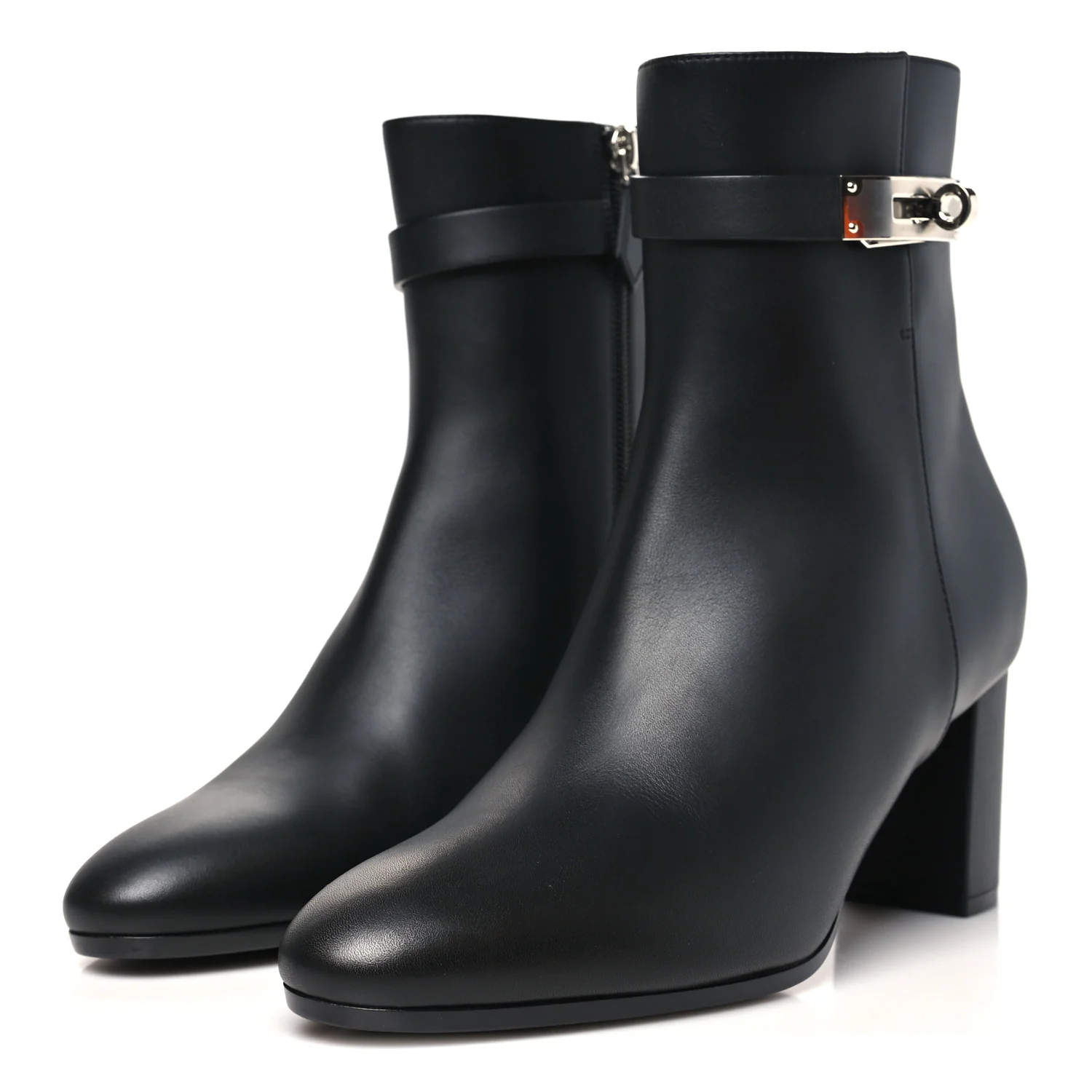 Calfskin Saint Germain Ankle Boots 39 Black - Top Club