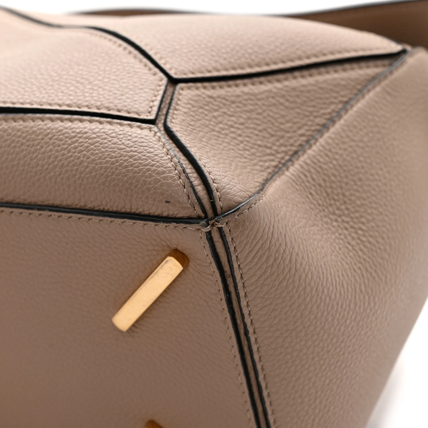 Calfskin Medium Puzzle Bag Sand - Top Club