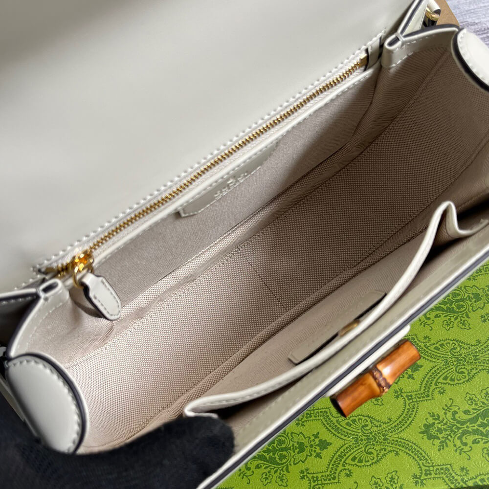 GUCCI BAMBOO 1947 MEDIUM TOP HANDLE BAG - Top Club