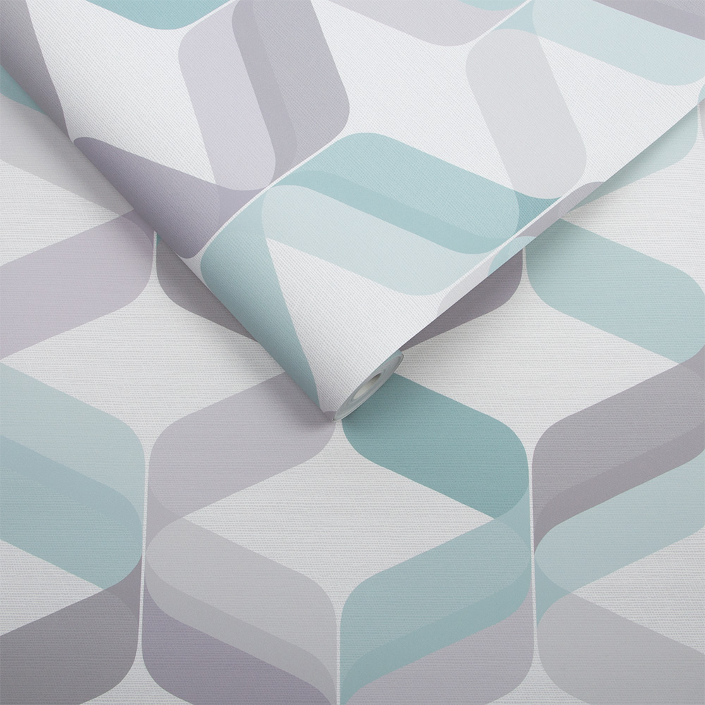 Graham & Brown  vliesbehang  Retro Aqua Graham & Brown  vliesbehang  Retro Aqua