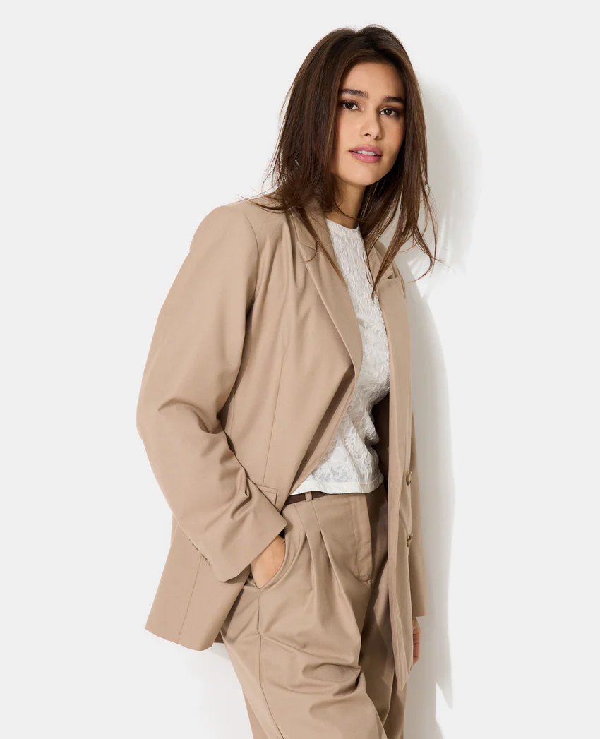 Pimkie Veste blazer oversize avec double boutonnage