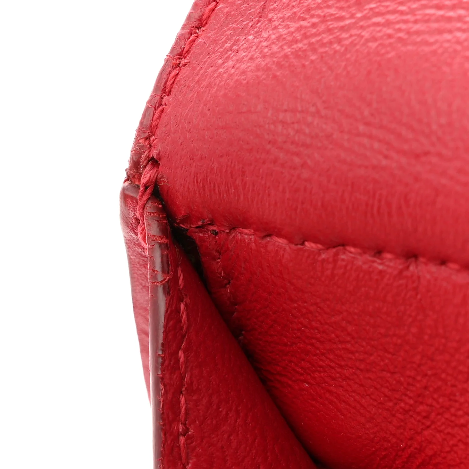 Calfskin Medium Sofia Shoulder Bag Red - Top Club