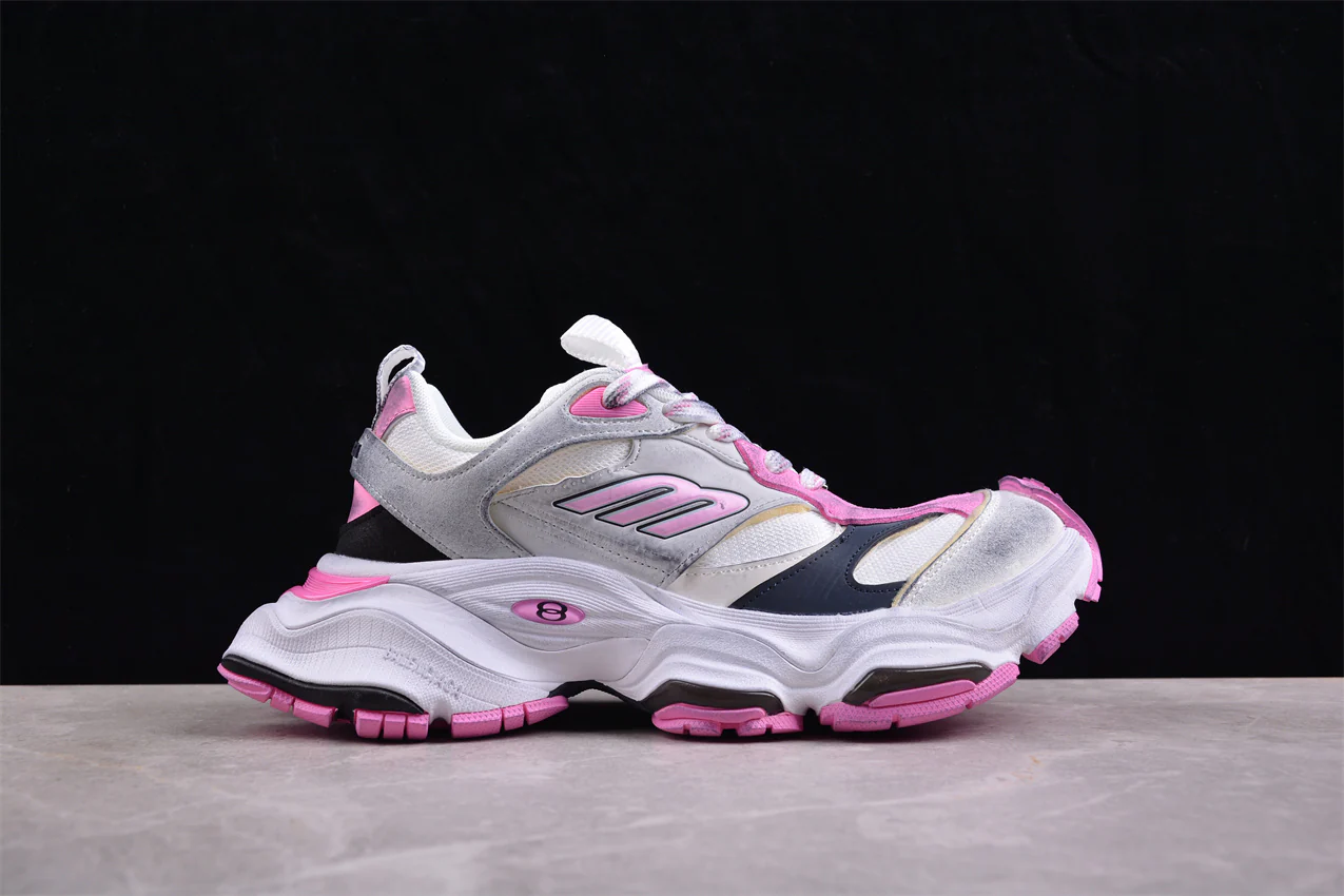 Balenciaga Cargo Trainers in Pink and White - Sneaker Replica Workshop