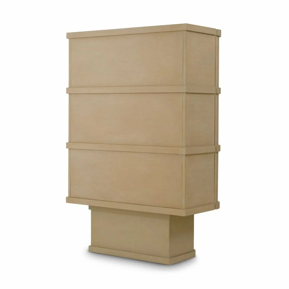Luxury bar cabinet / wine cabinet with 2 doors beige H. 145.5 cm - bar furniture
