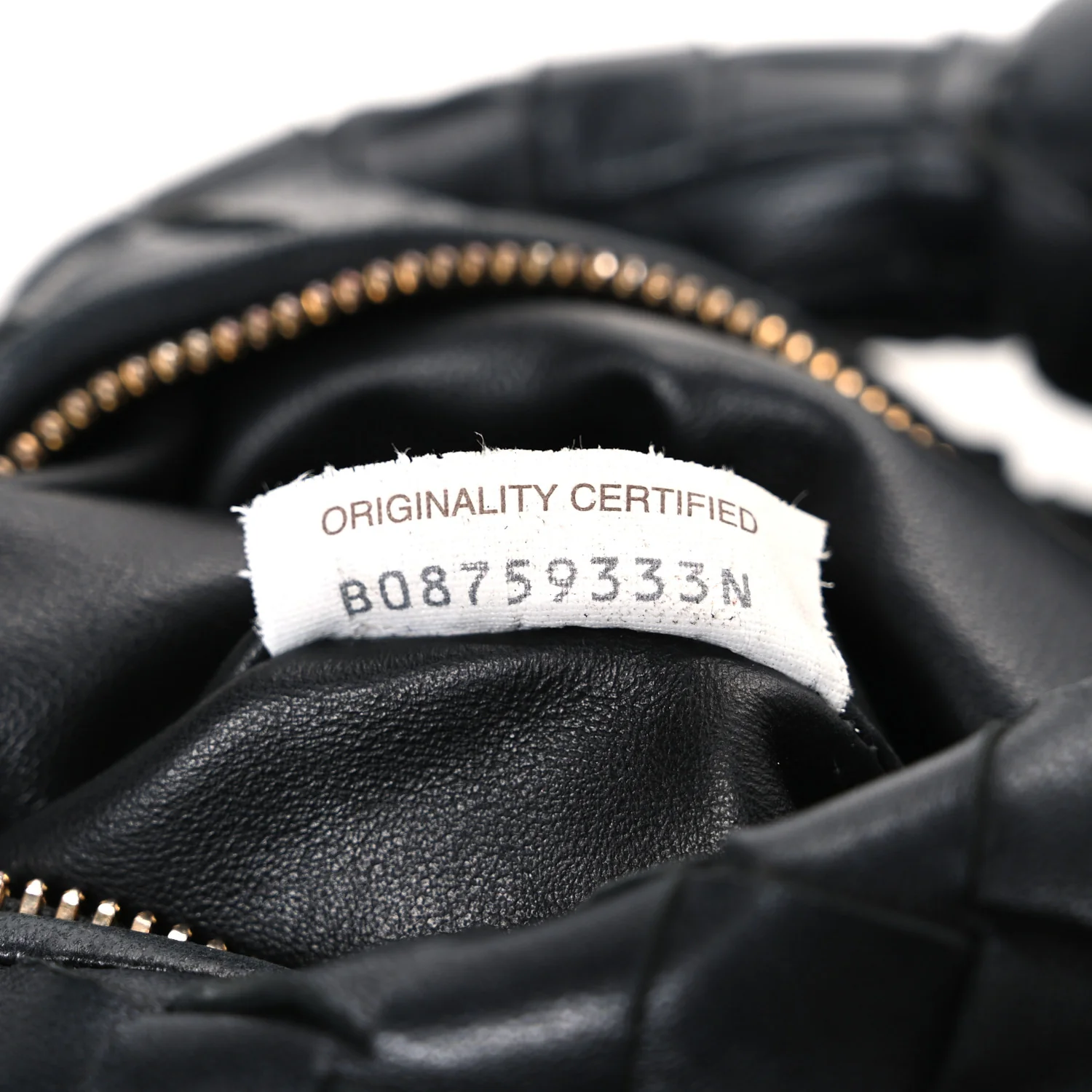 Nappa Intrecciato Mini Jodie Black - Top Club