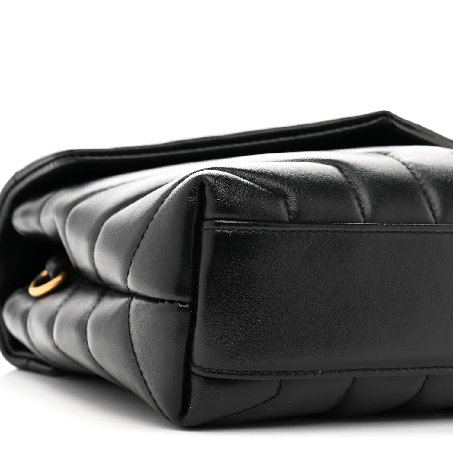 Calfskin Y Quilted Monogram Toy Loulou Crossbody Bag Black - Top Club