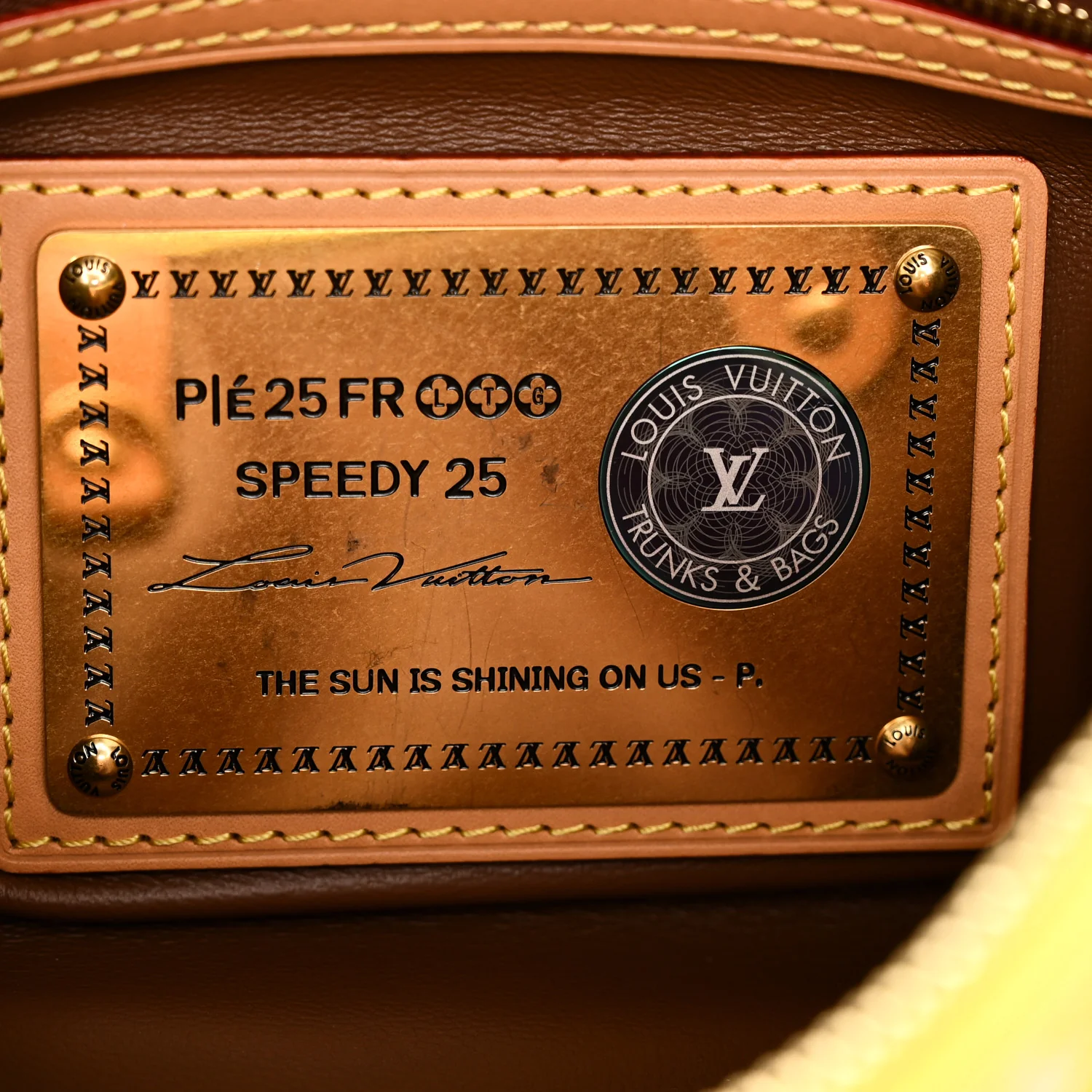 Calfskin Monogram Speedy P9 Bandouliere 25 Lemonade Yellow - Top Club