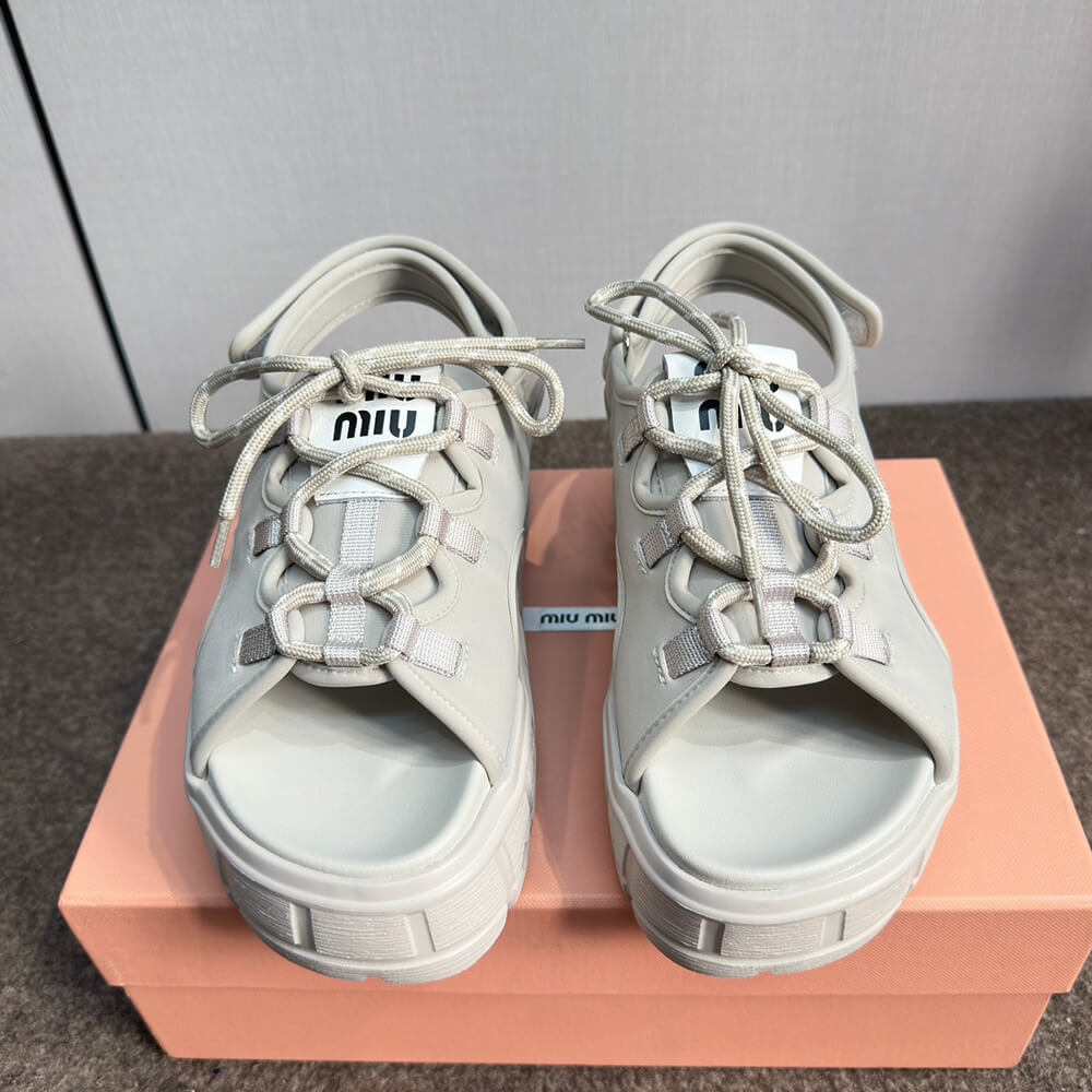 MiuMiu Chunky neoprene sandals - Top Club