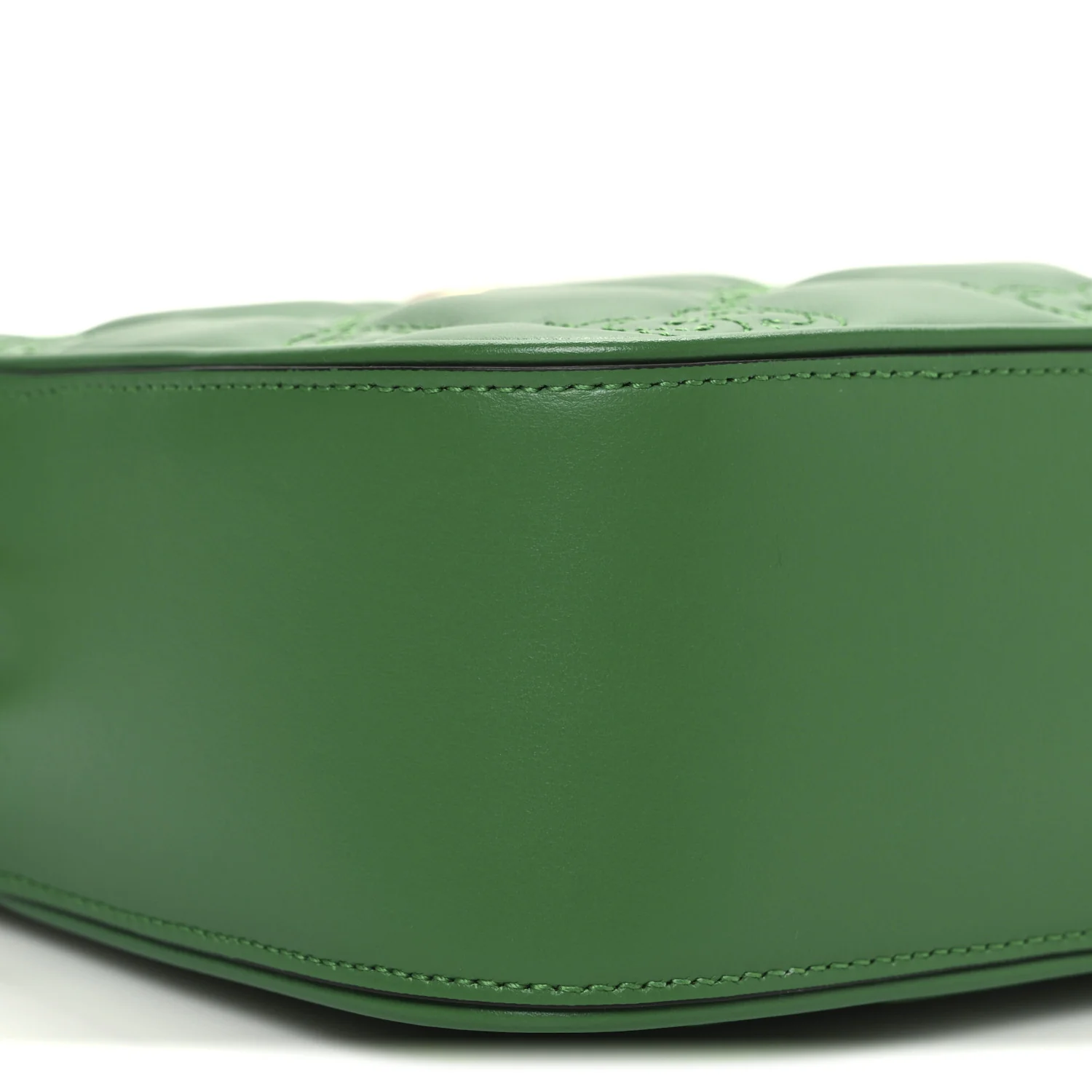 Calfskin GG Matelasse Shoulder Bag Spring Green Natural - Top Club