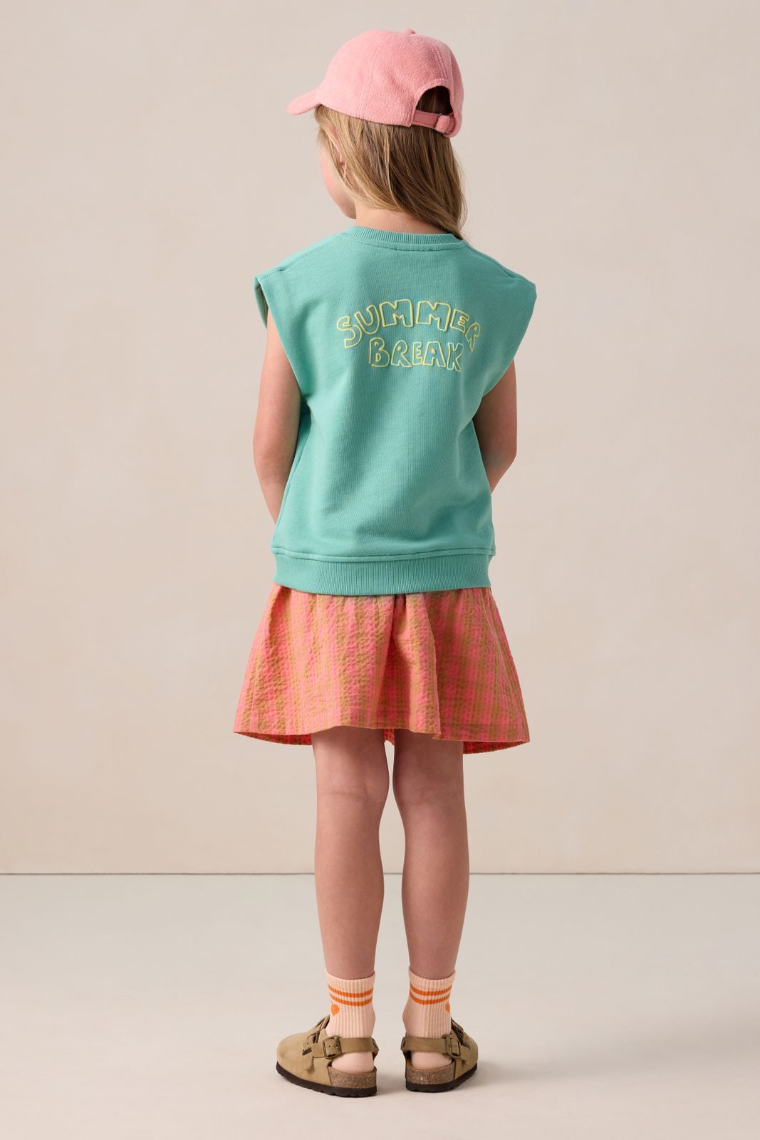 Groene mouwloze sweater