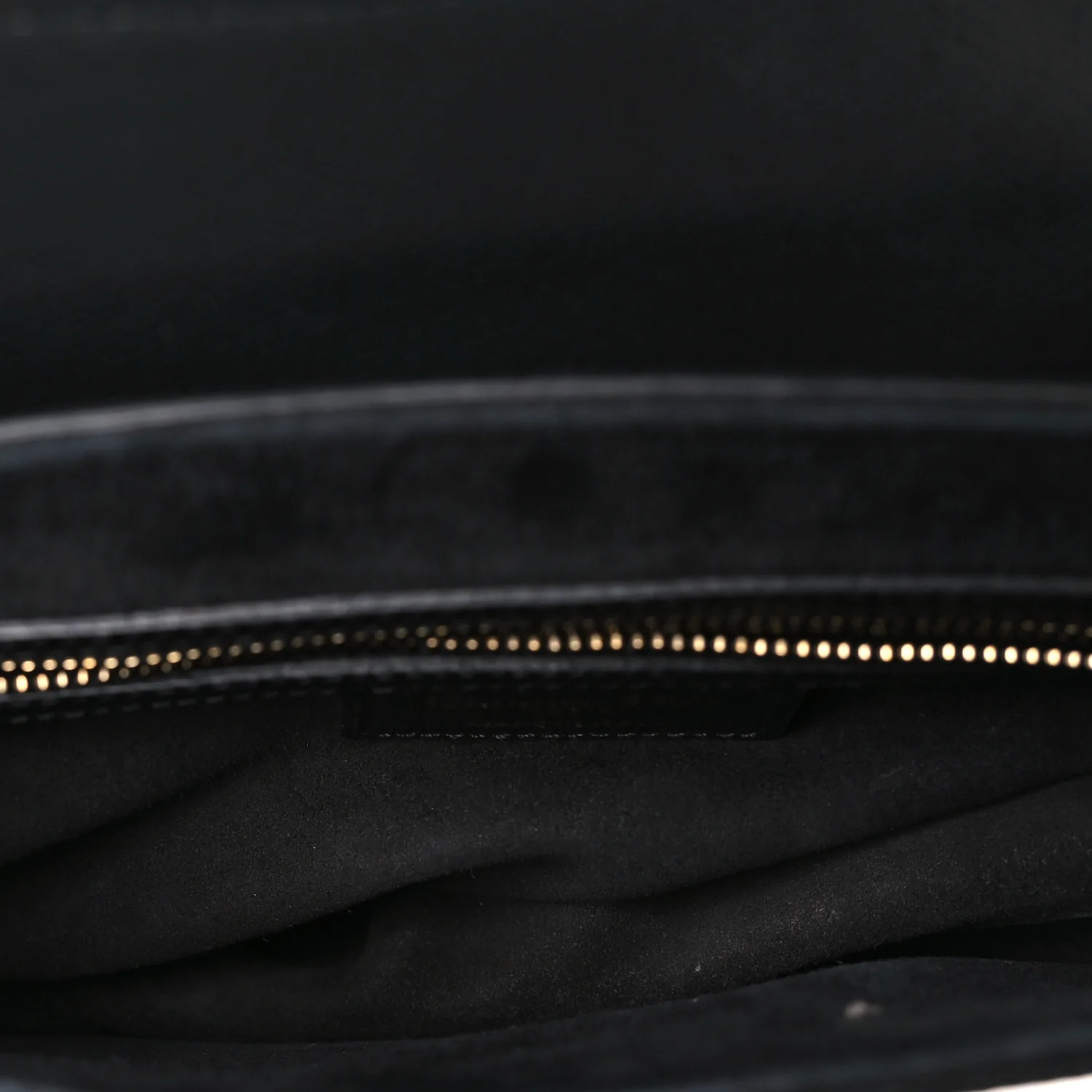 Grained Calfskin Saddle Bag Black - Top Club