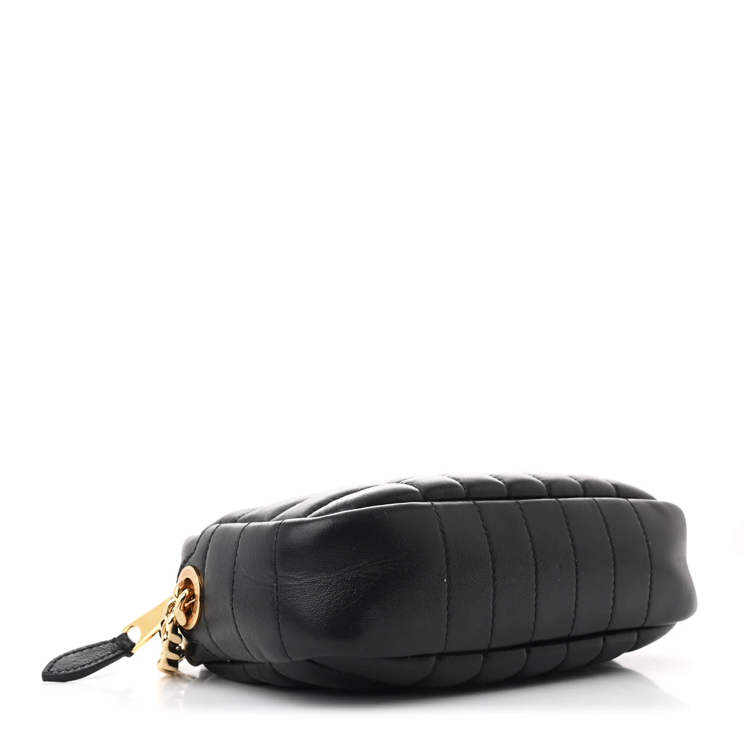 Calfskin Quilted Small Lola Camera Bag Black - Top Club