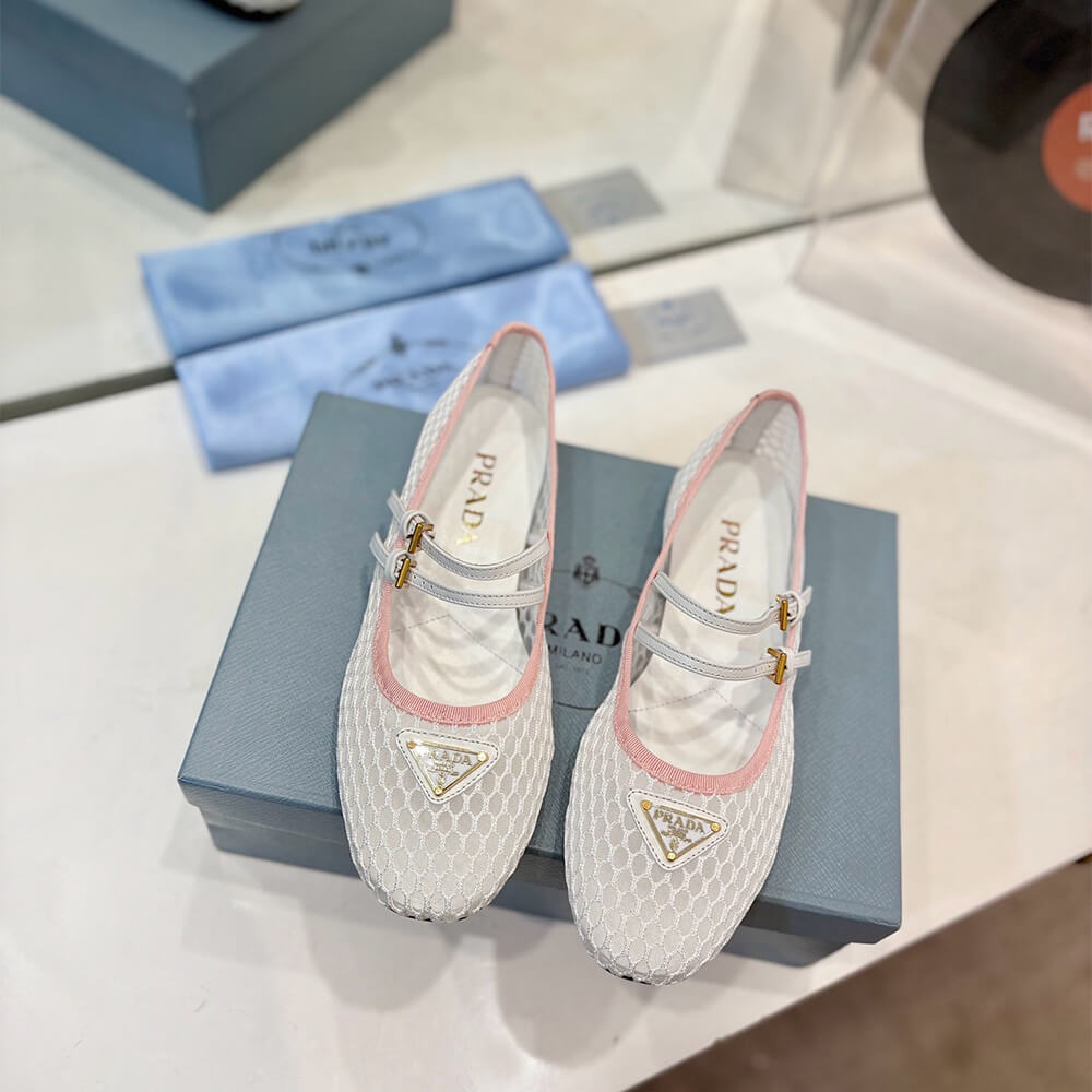 PRADA Mesh fabric ballerinas - Top Club