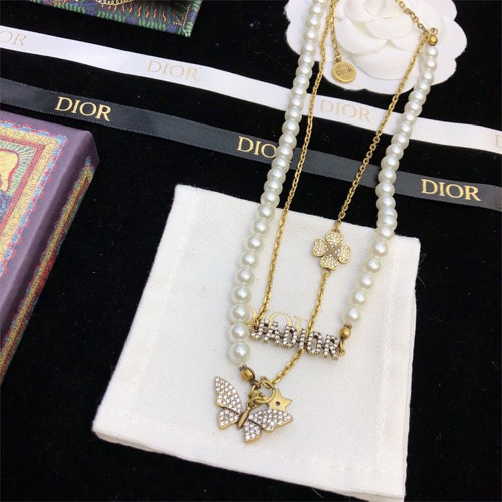 DIOR PEARL NECKLACE - Top Club
