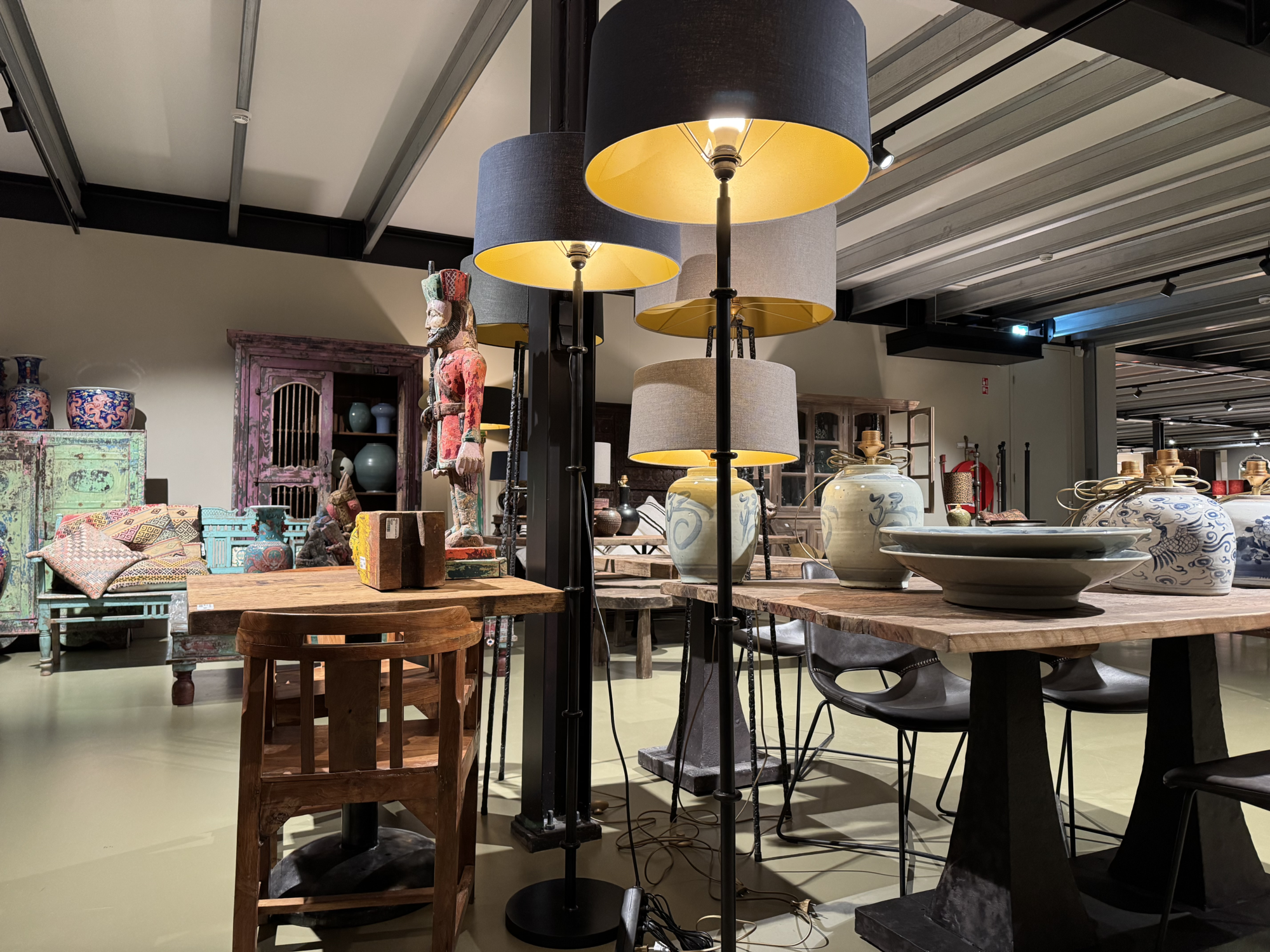 Lampvoet knobbel ijzer