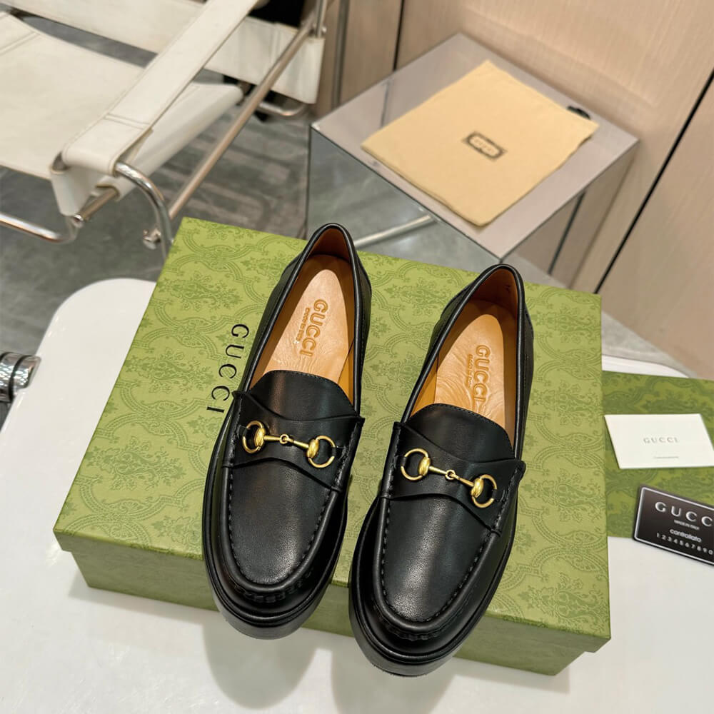 Gucci Women s Horsebit wedge loafer - Top Club