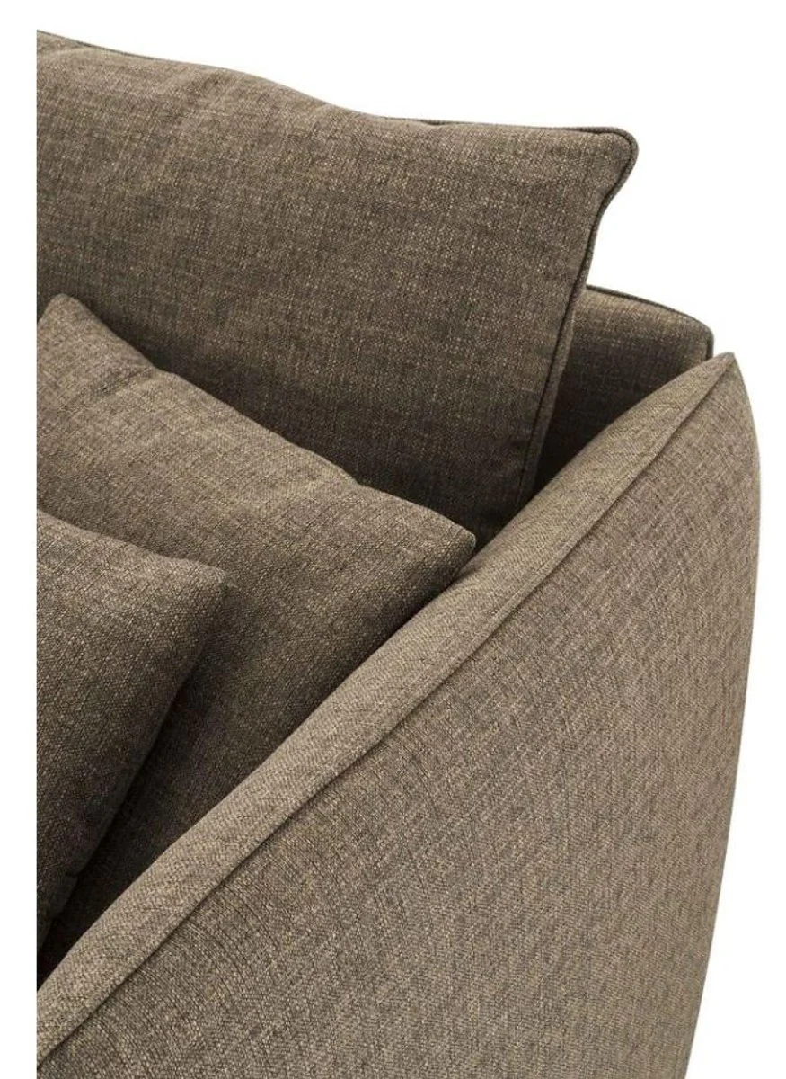 Designer 3 seater sofa brown - luxury hotel furniture