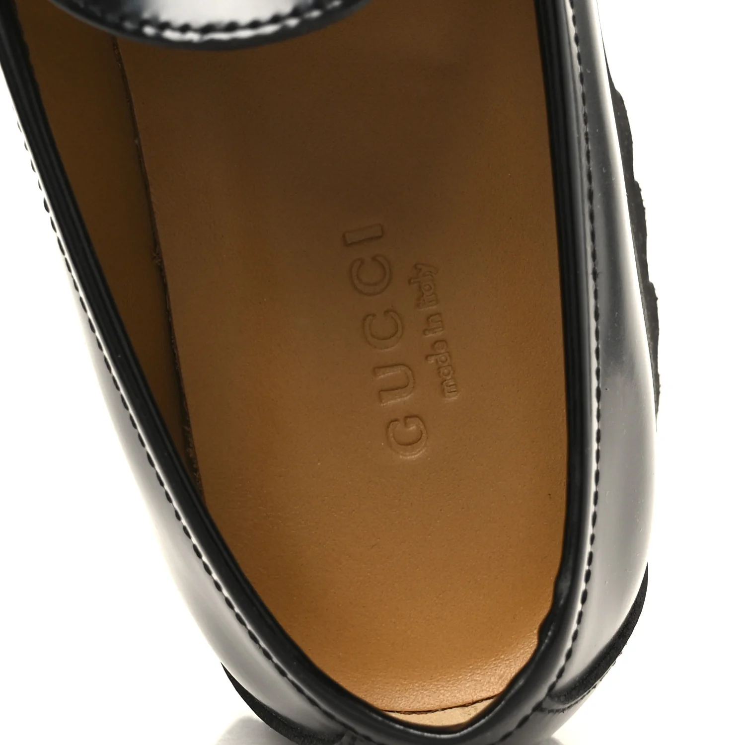 Cordovan Lux Womens Horsebit 45mm Platform Loafers 36 Black - Top Club