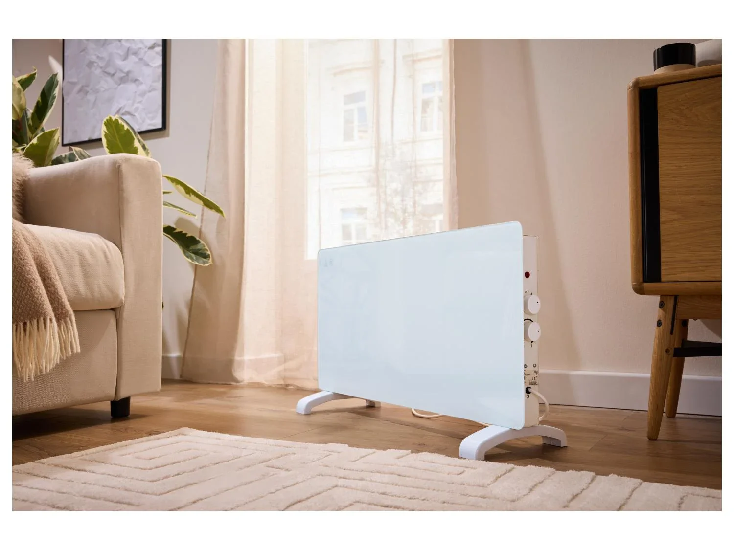 TRONIC Radiateur en verre, TGH 2000 B4
