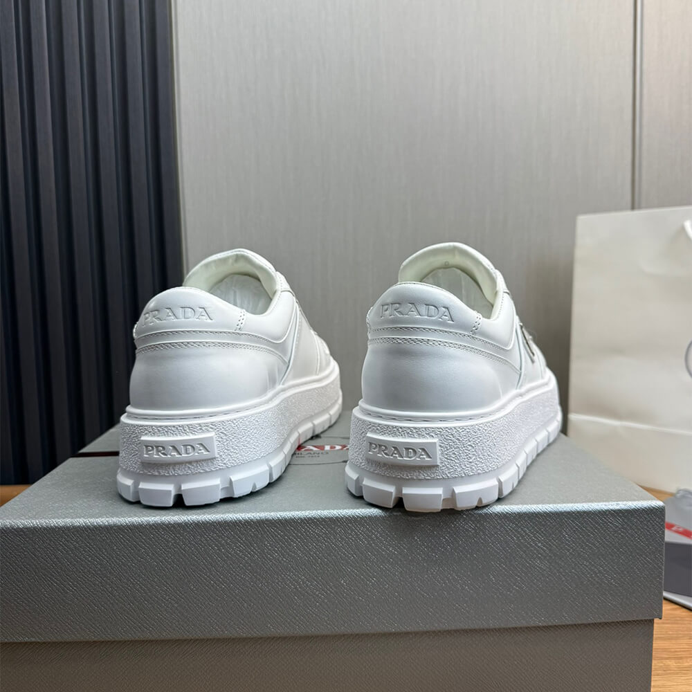 Prada Leather Sneakers - Top Club