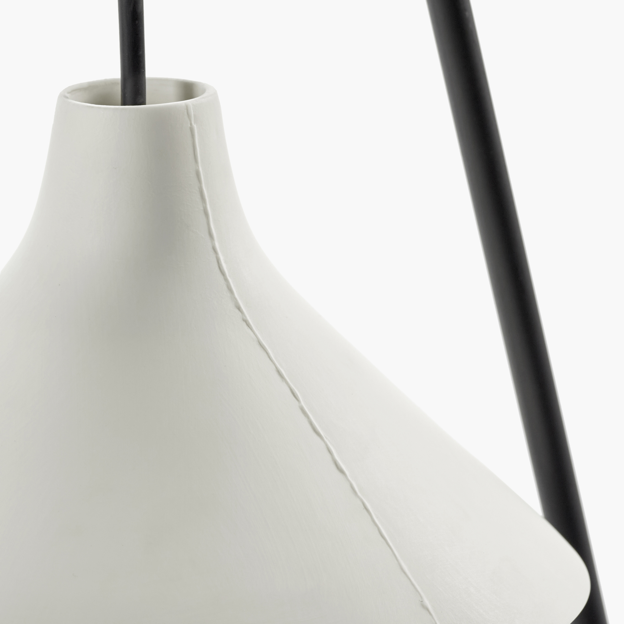 Wandlamp Seam S black/white