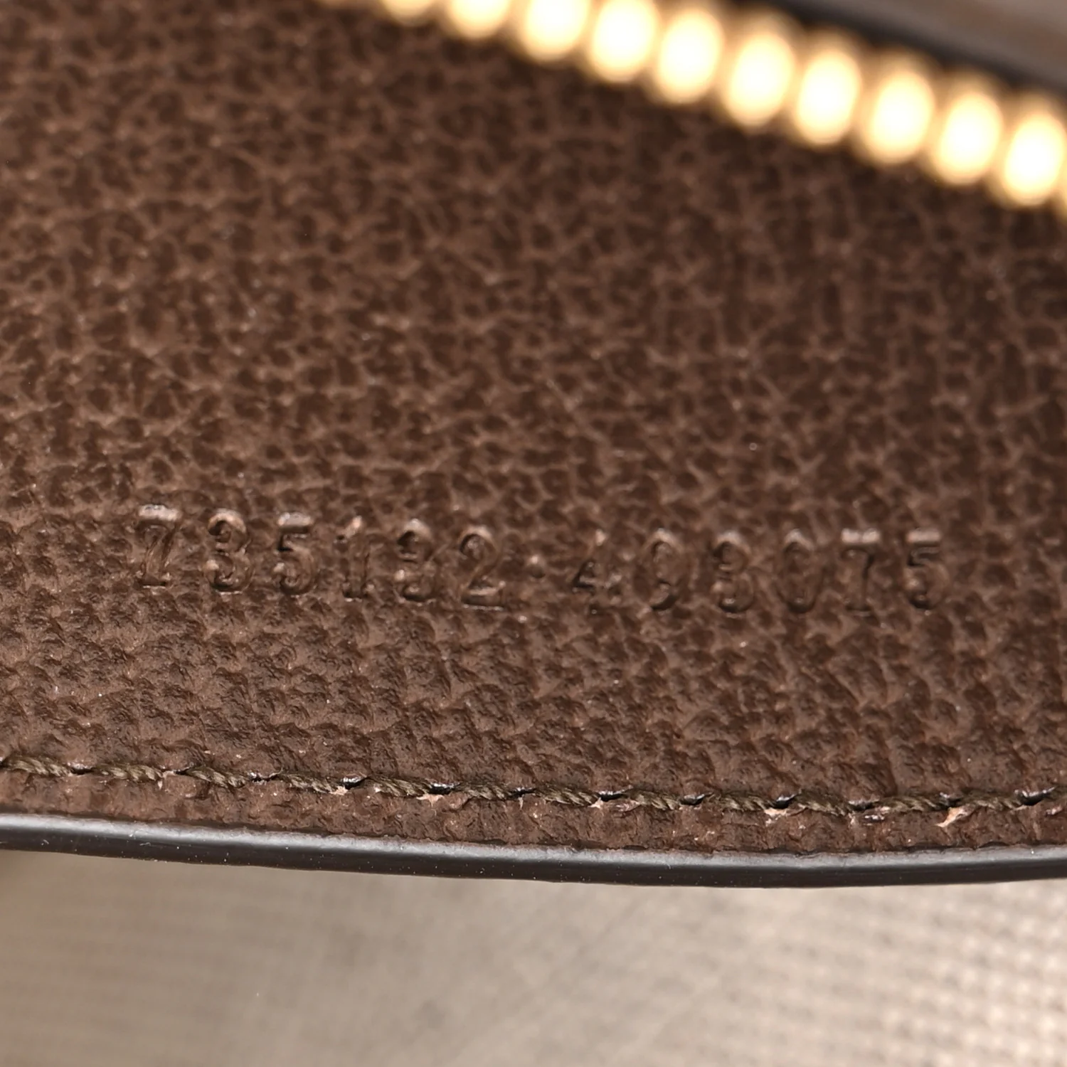 GG Supreme Monogram Textured Dollar Calfskin Web Small Ophidia GG Handbag Beige Ebony New Acero - Top Club