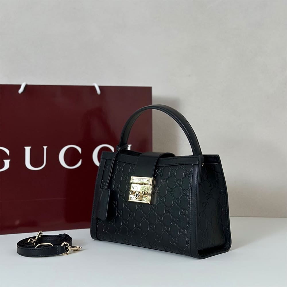 Gucci Padlock medium top handle bag - Top Club