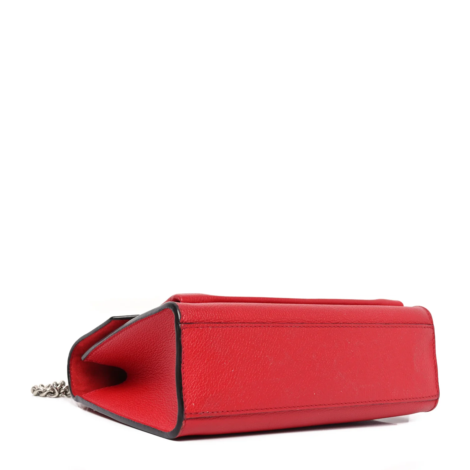 Soft Calfskin My Lockme Chain Bag BB Poppy - Top Club