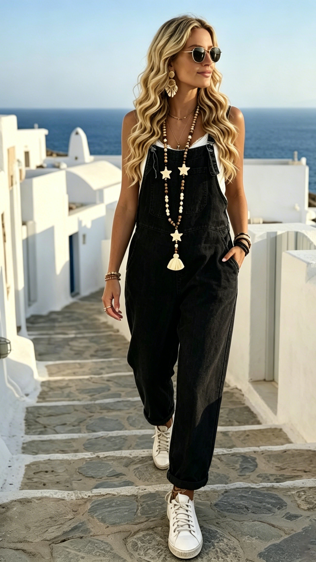 Women's Casual Cotton-Linen Strappy Overalls - Nordfashionstorm - Women's Clothing, Fashion for You - Nordfashionstorm.com