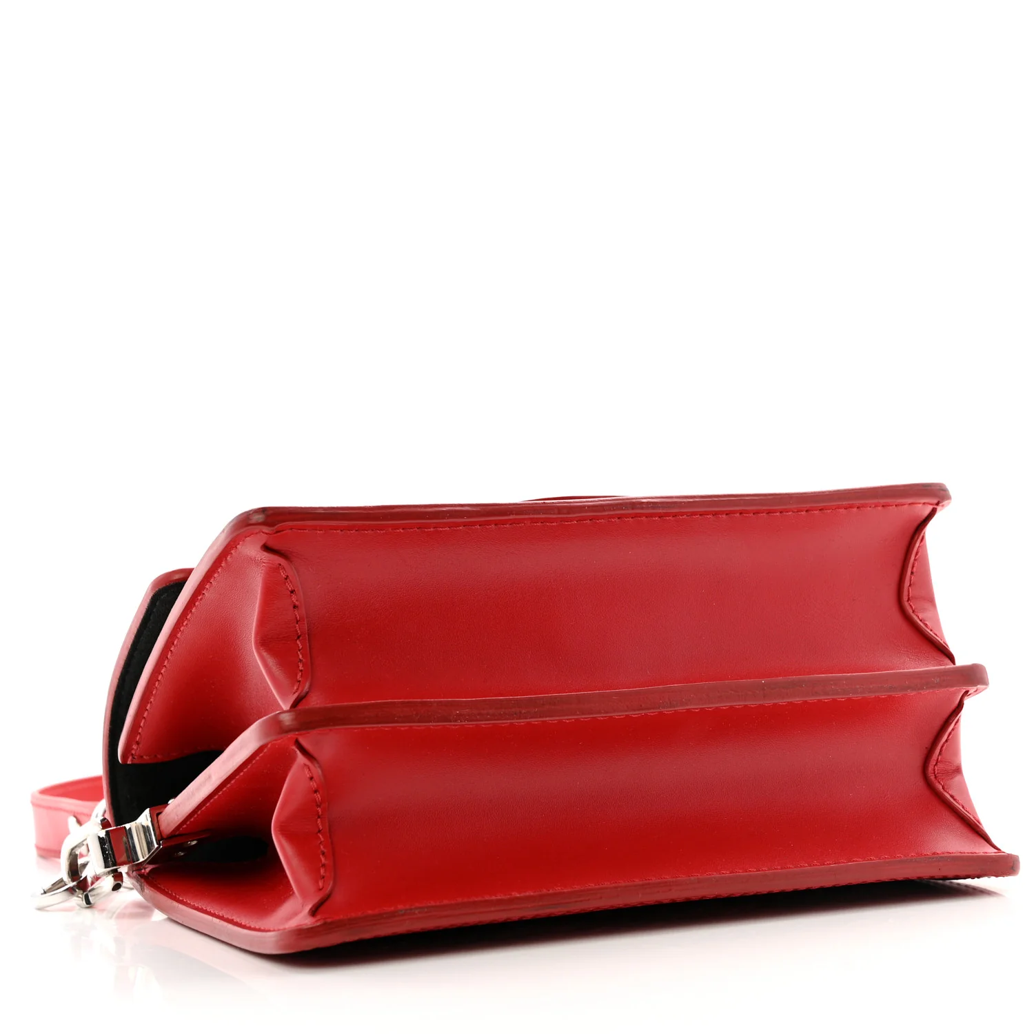 Patent Calfskin Monogram Lace Dauphine Mini Red - Top Club