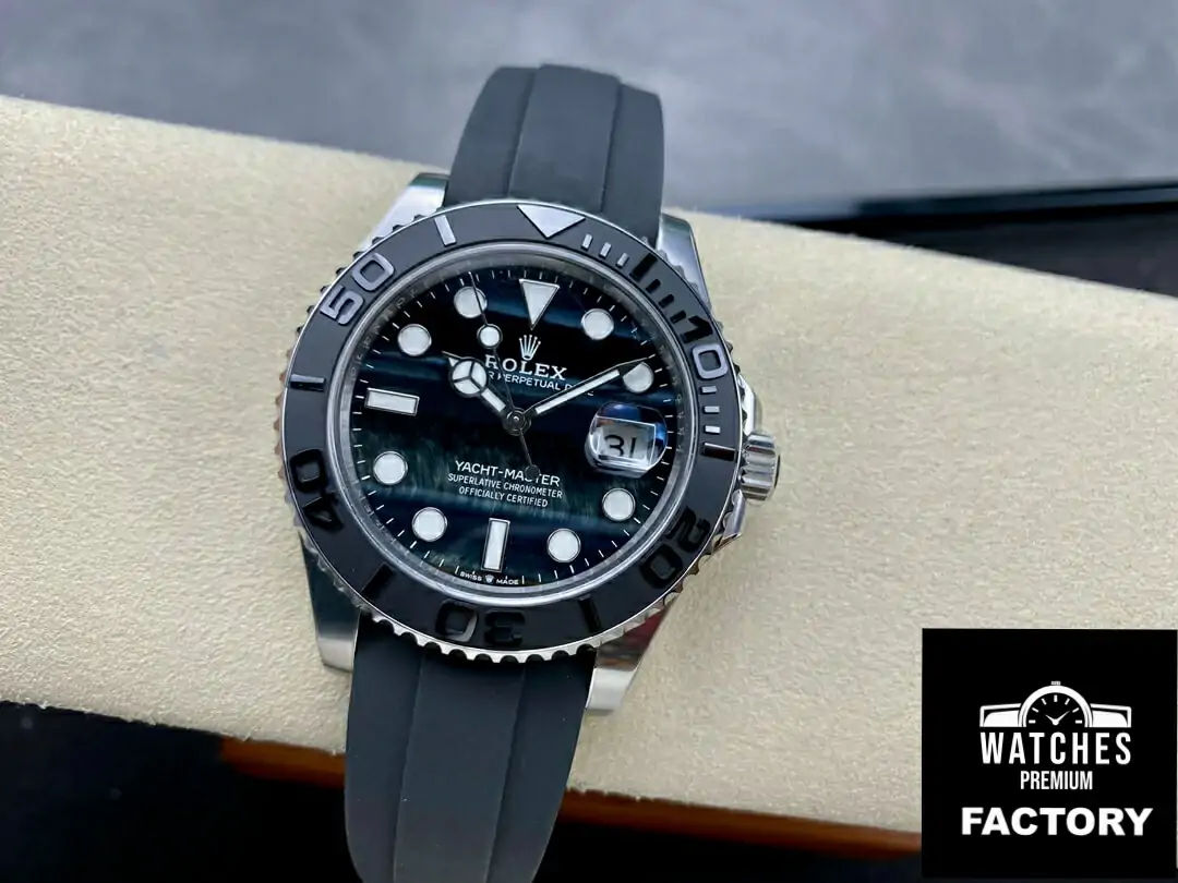 Rolex Yacht Master M226659-0004 Clean Factory Black Rubber Strap