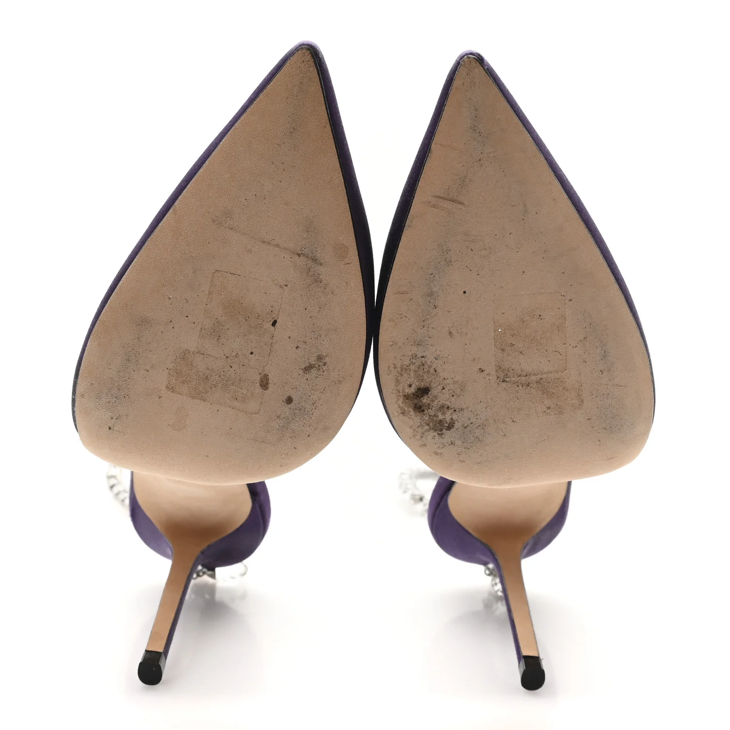 Satin Crystal Saeda 100 Pumps 36.5 Cassis - Top Club