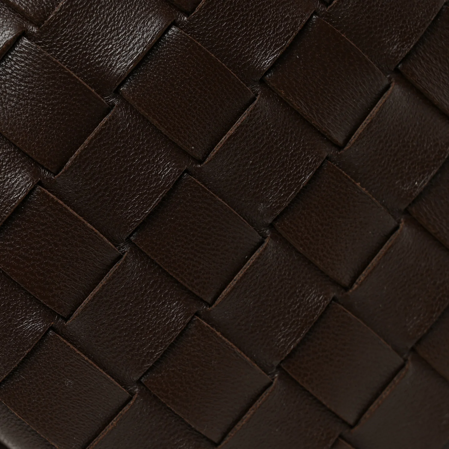 Nappa Intrecciato Sardine Bag Bitter Chocolate - Top Club