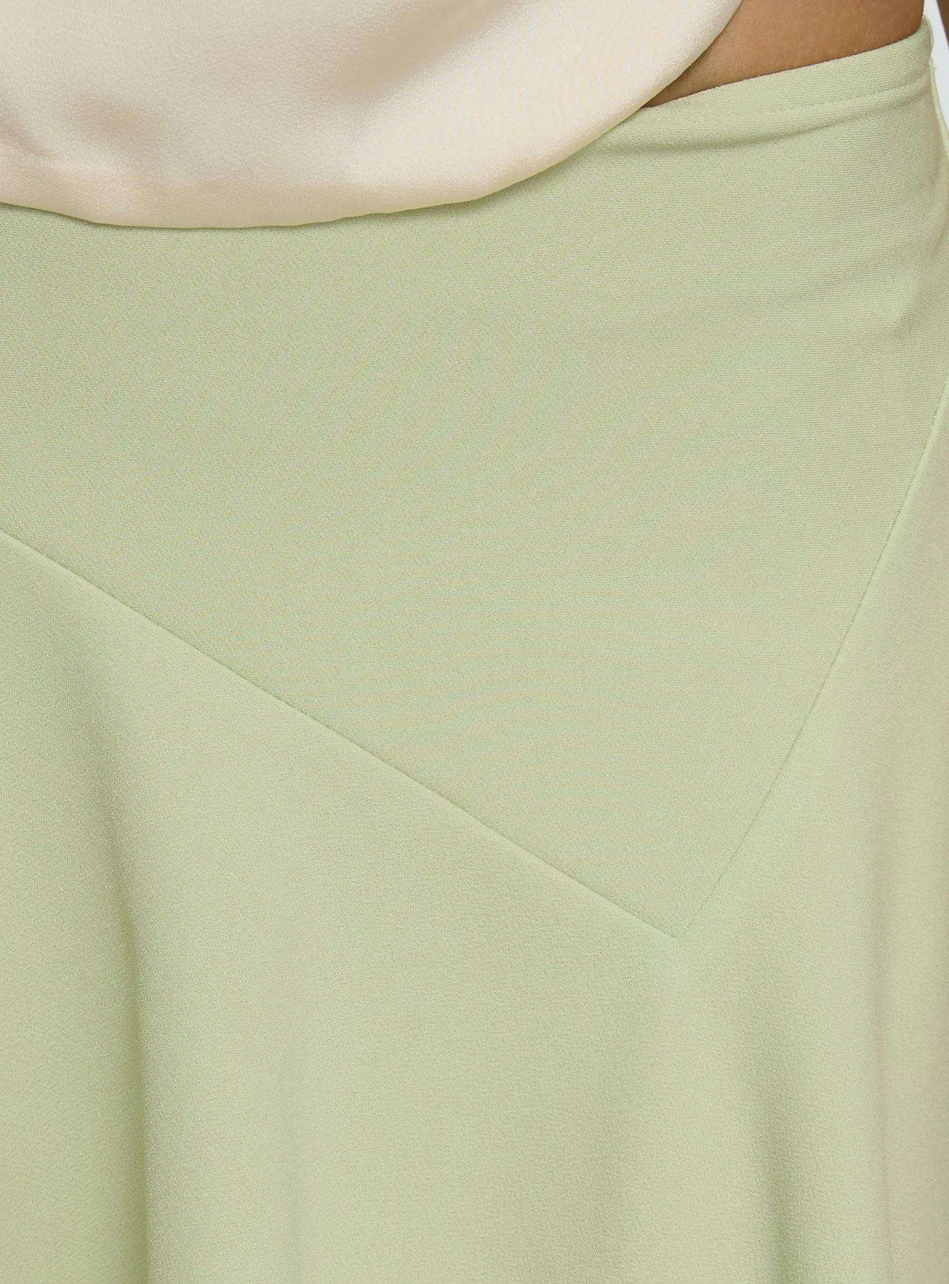 Daelen Waterfall Midi Skirt Mint