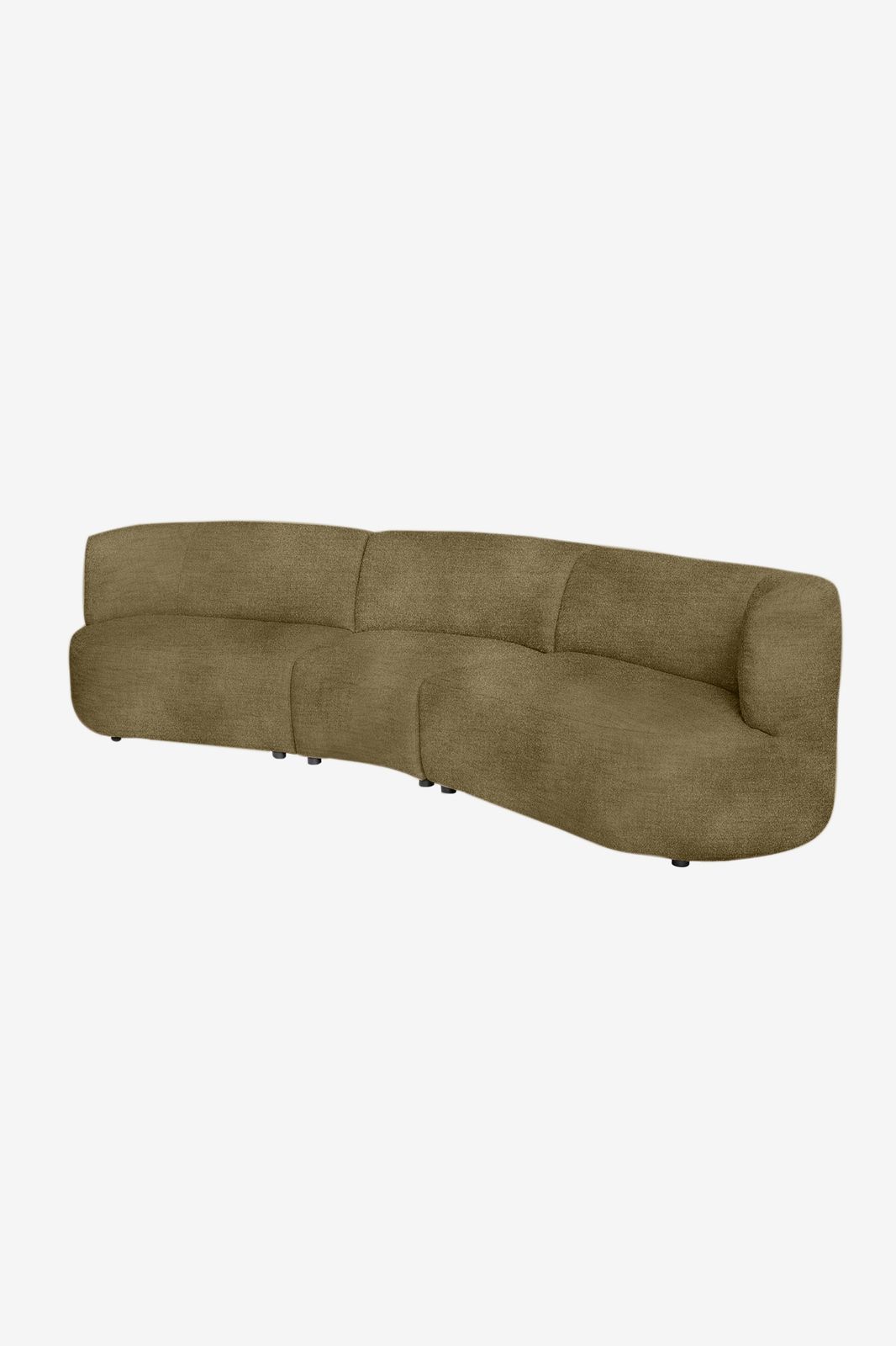 Empress velvet 3.5-zits bank juke brons