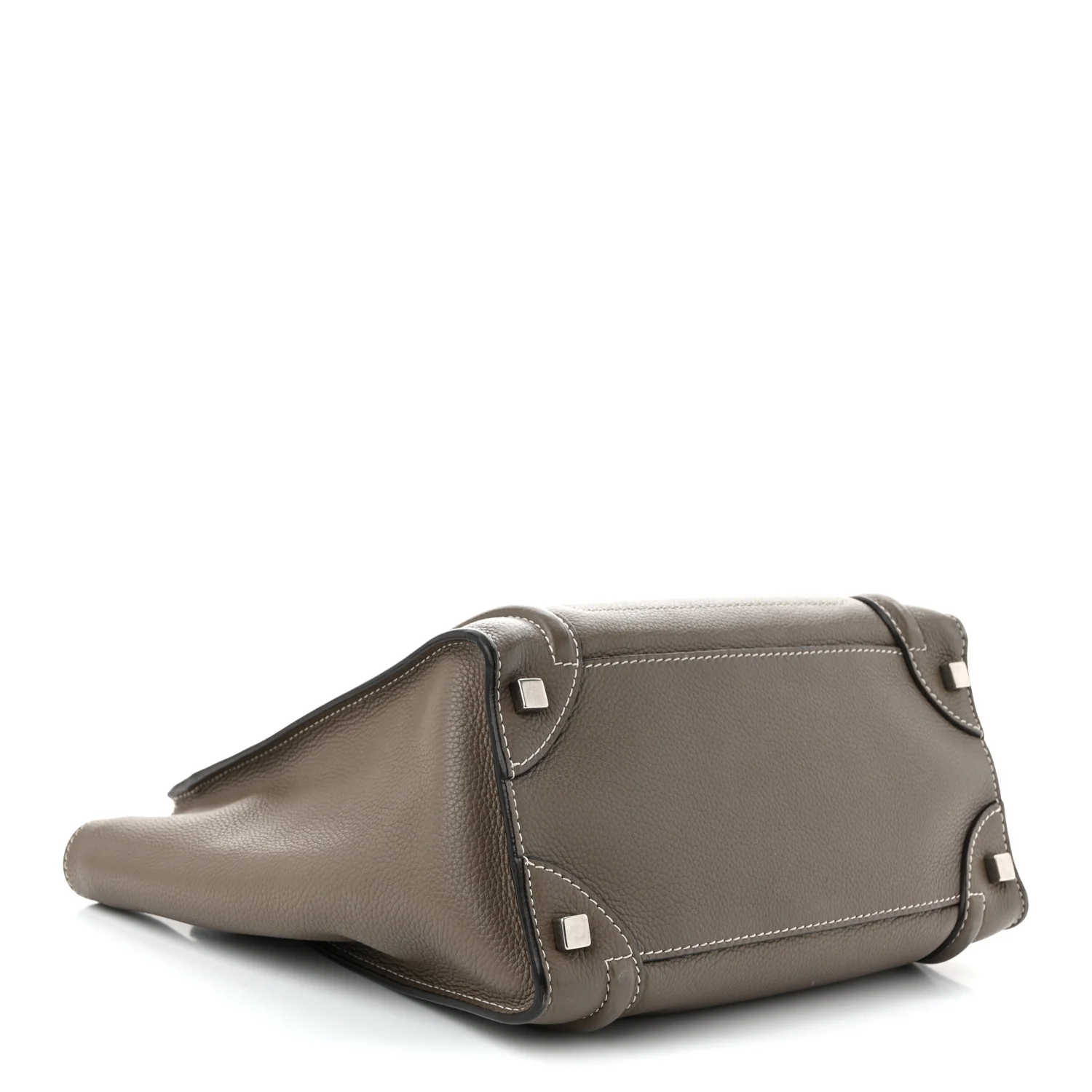Drummed Calfskin Micro Luggage Souris - Top Club