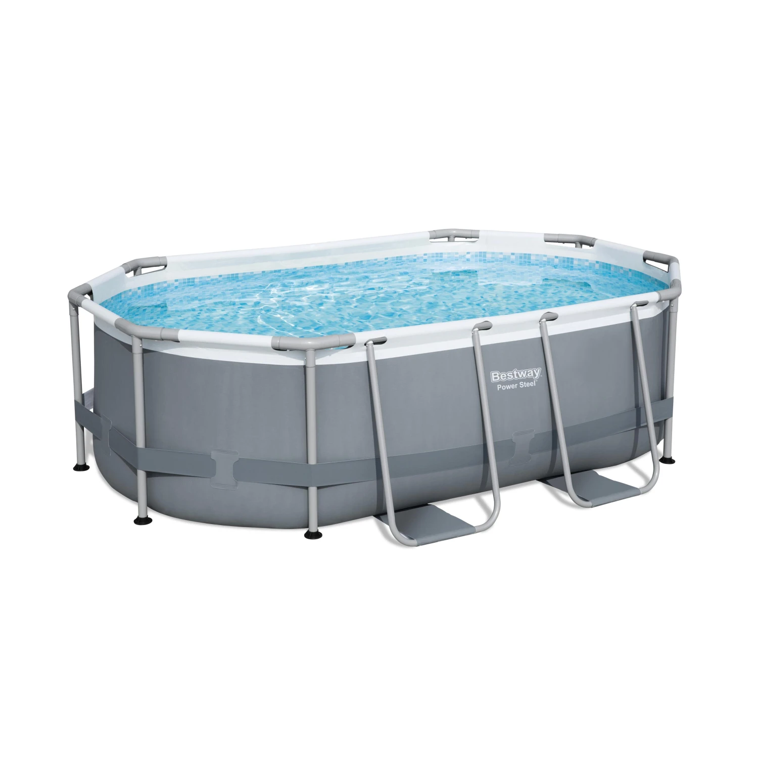 Bestway Piscina fuori terra tubolare in pvc/acciaio Bestway Pw Steel Frame 305x200x84 cm