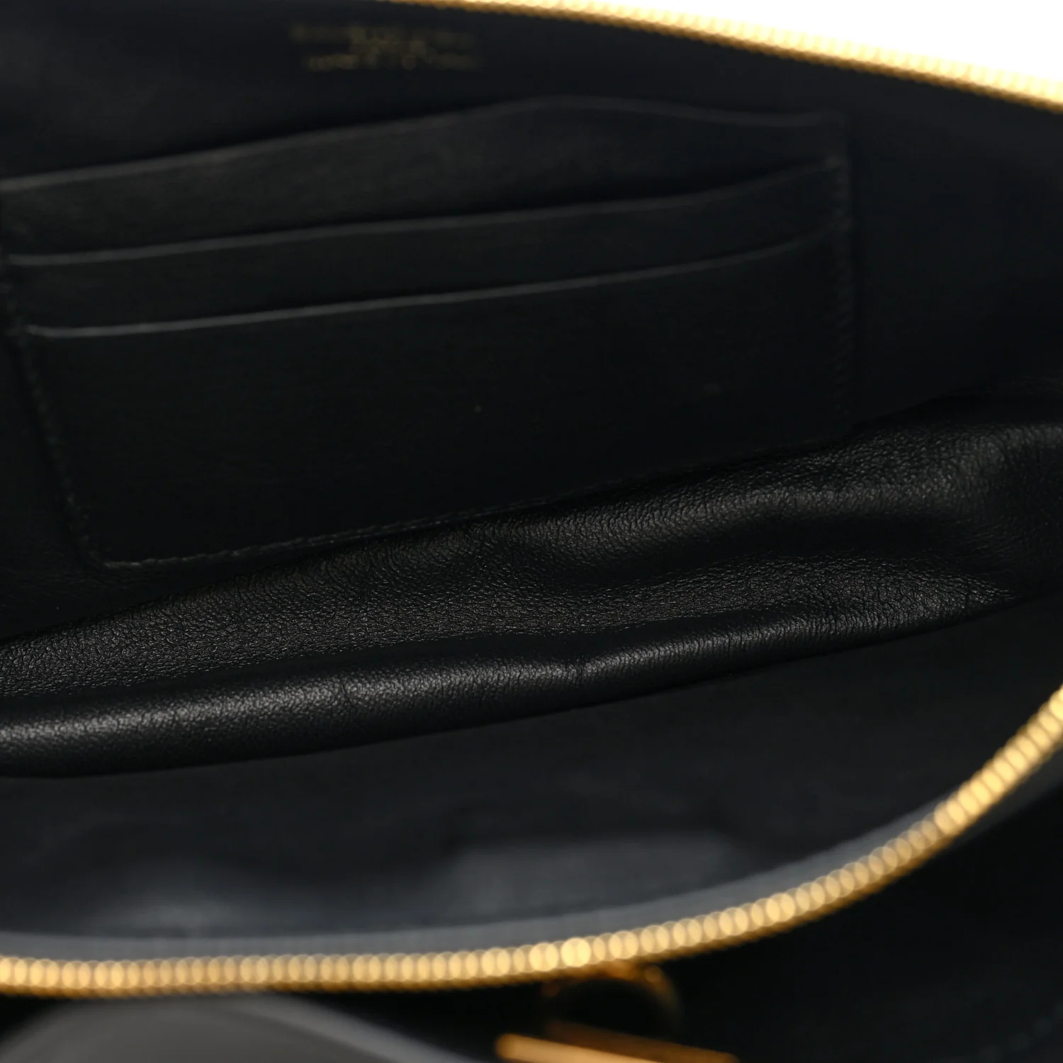 Natural Smooth Calfskin Rodeo Sling Pochette Black - Top Club