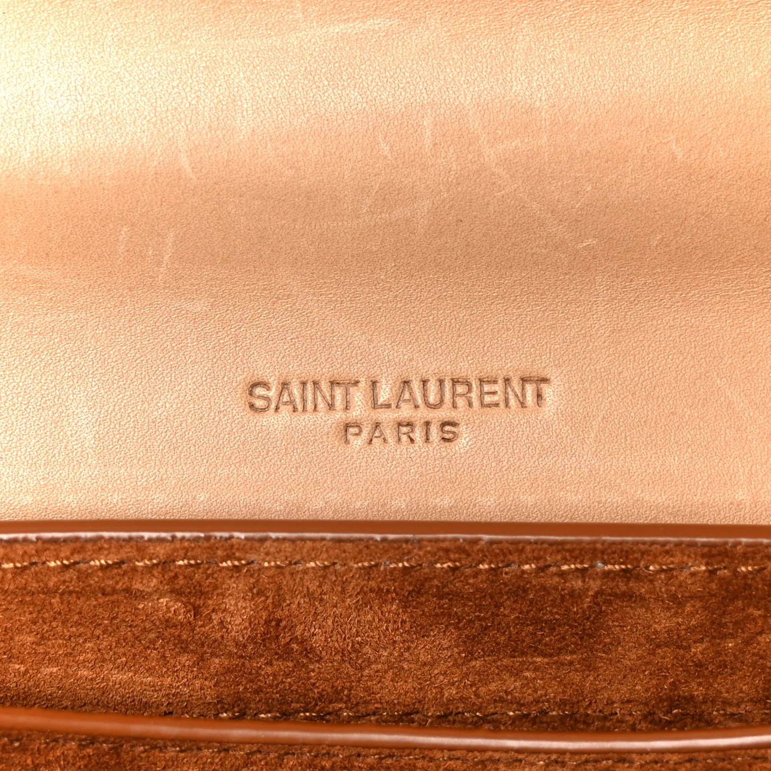 Smooth Vintage Calfskin Small Kaia Satchel Brown Gold - Top Club