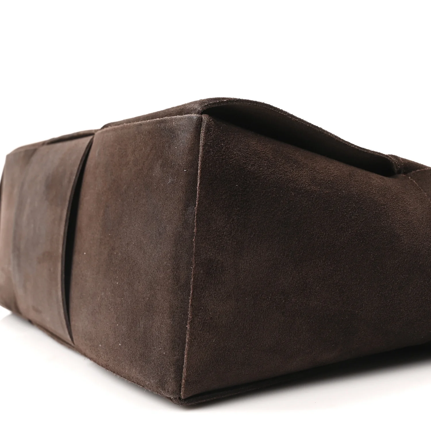 Suede Maxi Intrecciato Small Arco Tote Fondente - Top Club