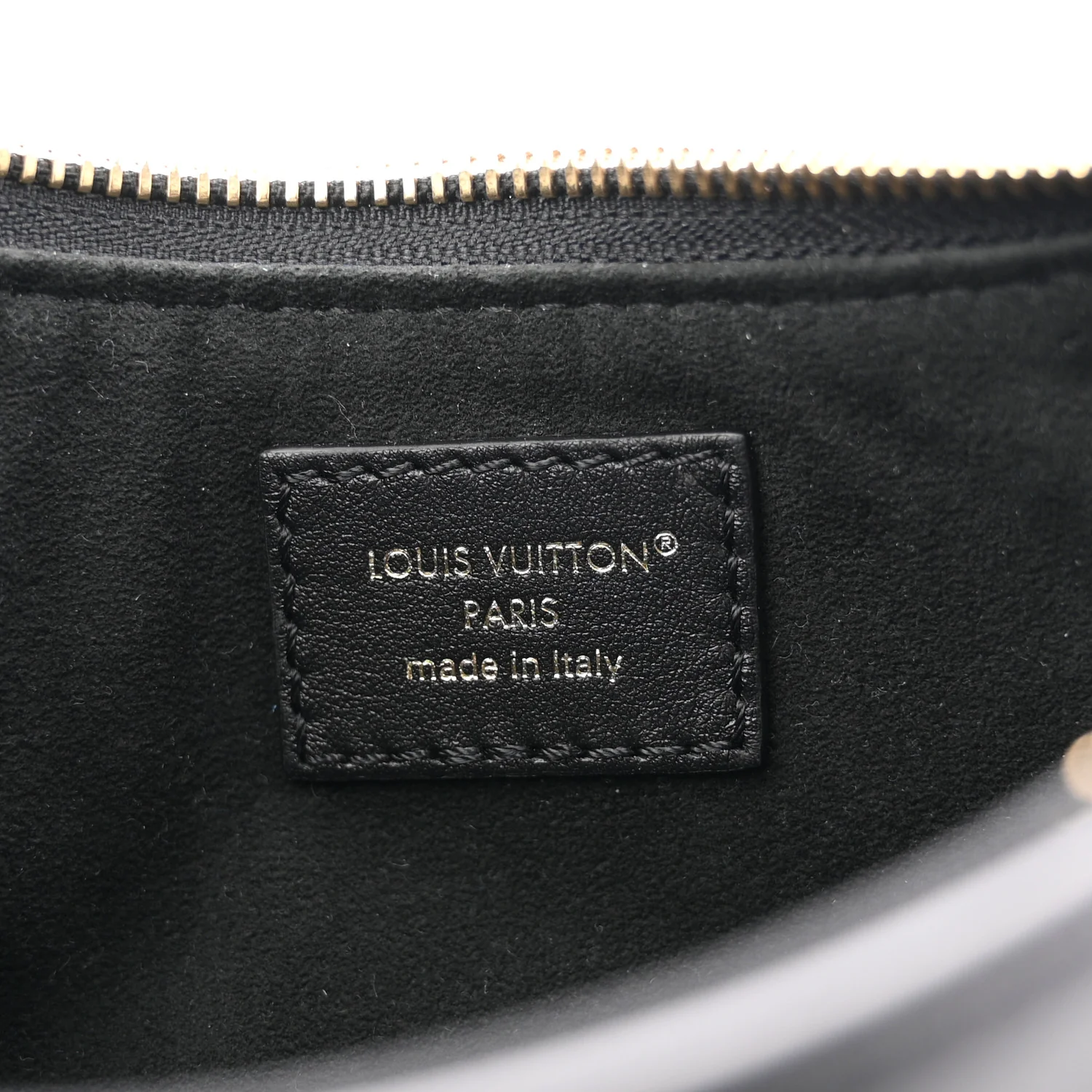 Calfskin LV Bloom Pochette  Black - Top Club