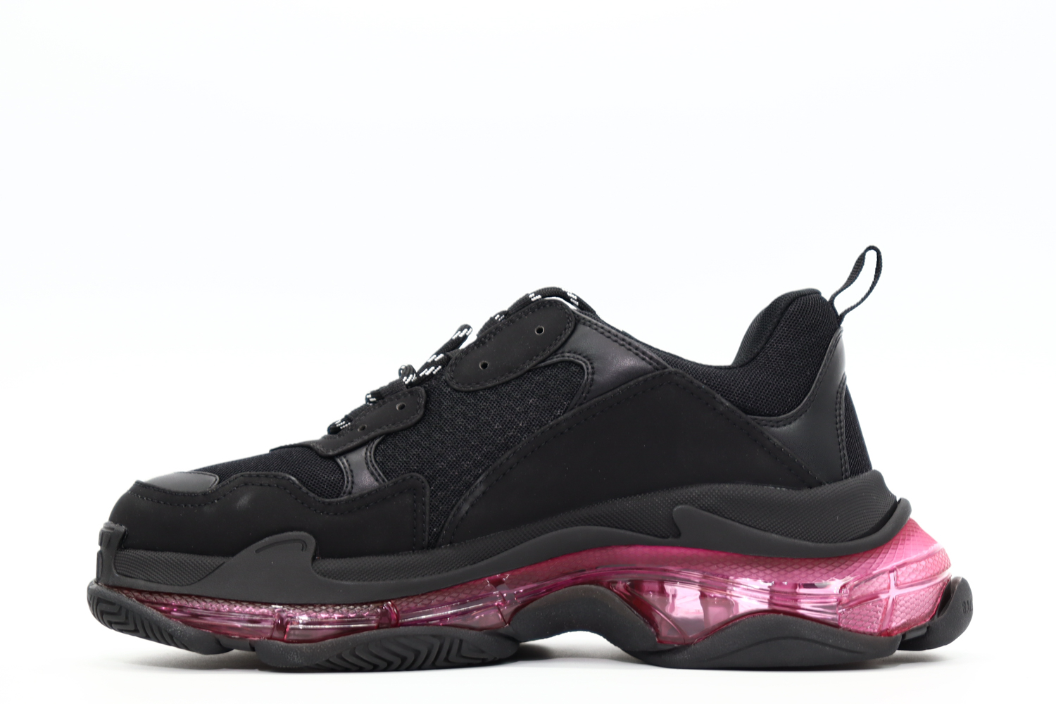 Balenciaga Triple S   Black purple Replica - Sneaker Replica Workshop